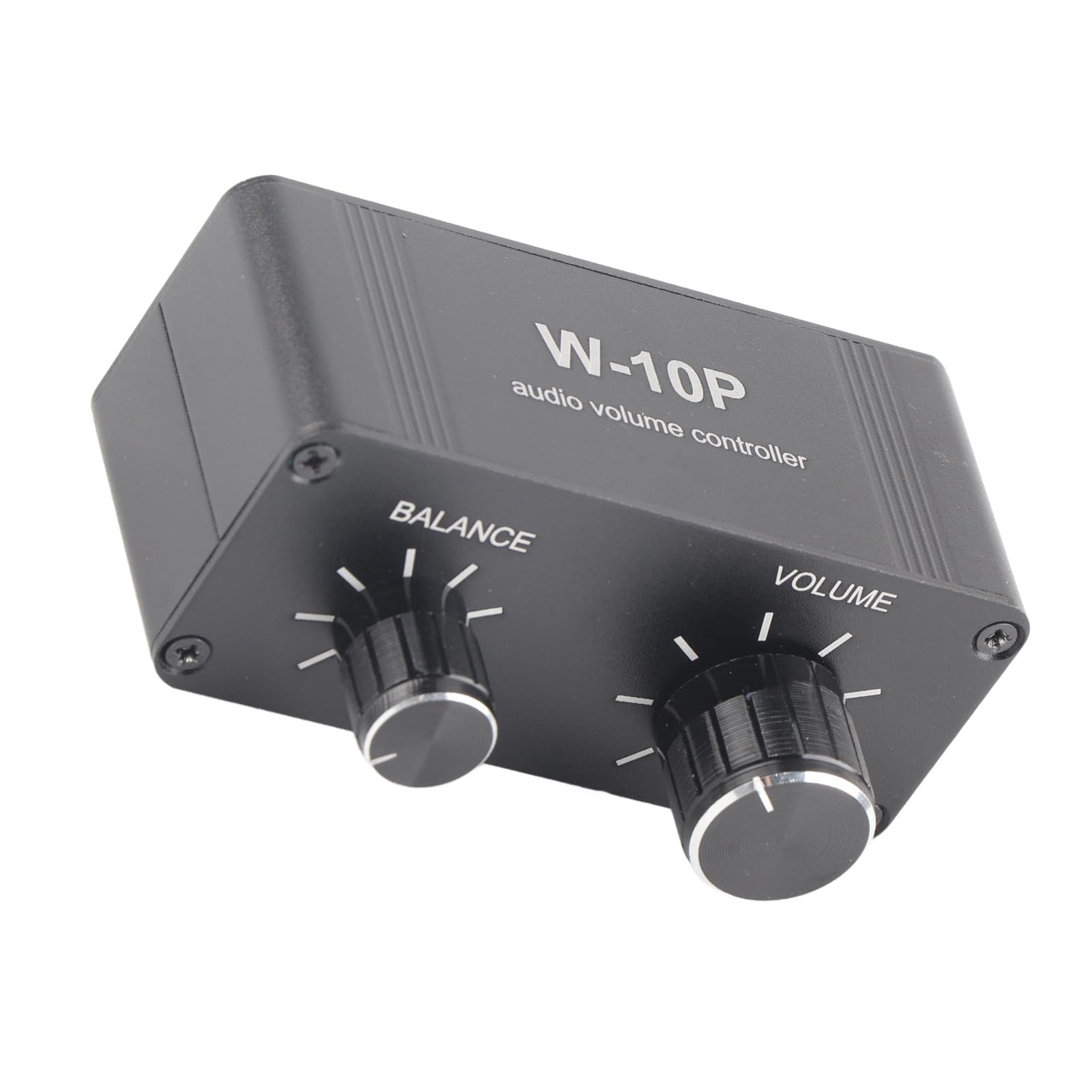 High-Quality Stereo Audio Switch Box - Lossless Signal, Premium Sound Circuit, Mini Audio Fader Preamp with Volume Control for DVD/CD Players - Perfect for Home Theater & Music Studio Setups