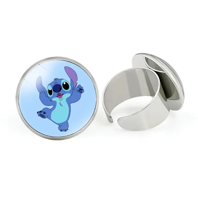 Disney Cartoon Character Rings for Kids - Fun & Colorful Jewelry for Birthday Gifts, Party Favors & Dress-Up Play