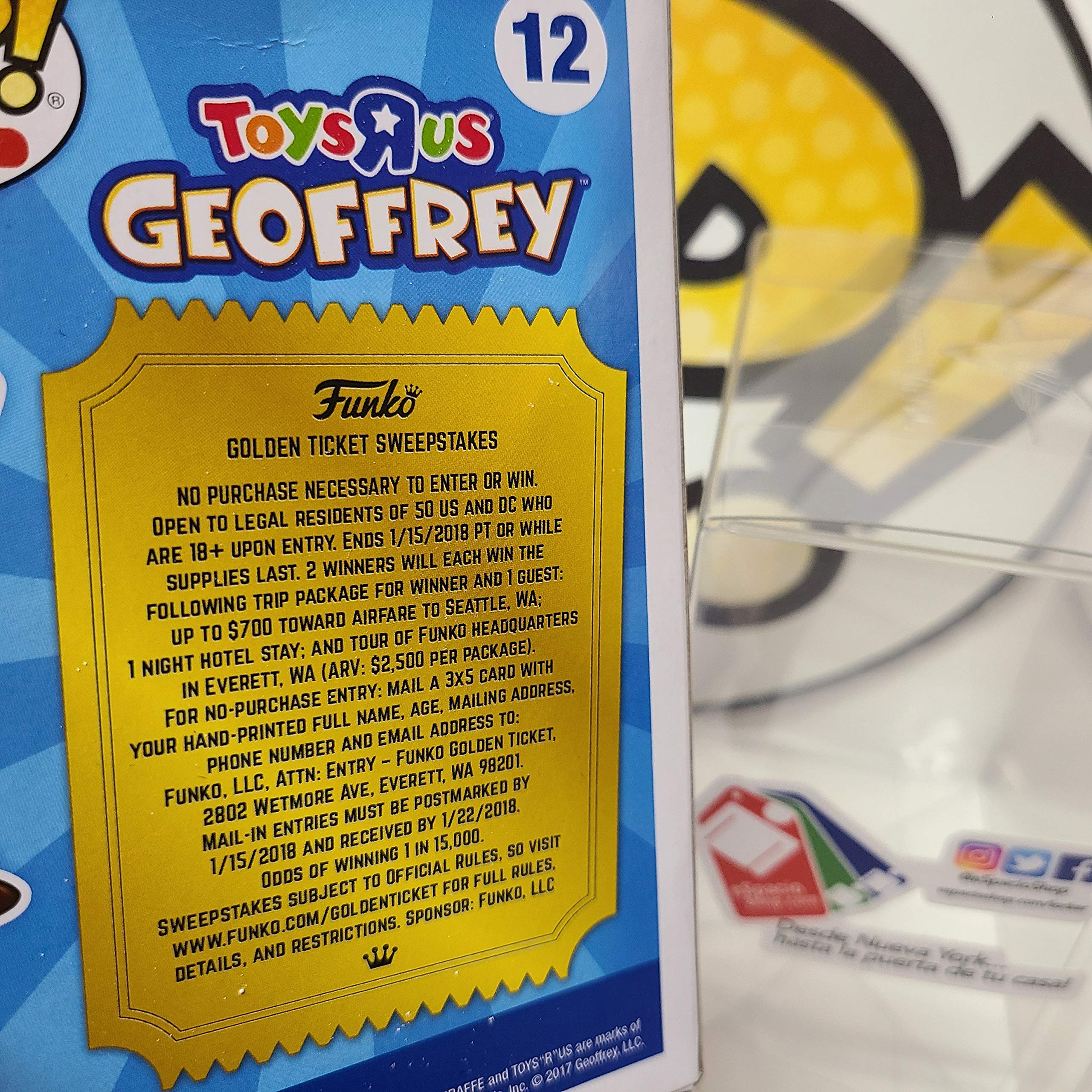 **Funko POP! Vinyl Figure - Geoffrey The Giraffe 12