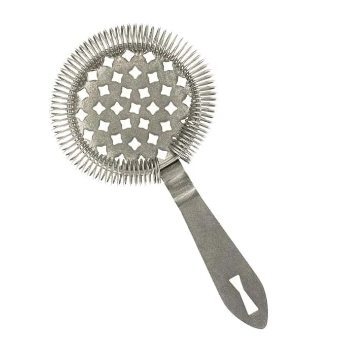 Vintage Barfly Antique Spring Bar Strainer - Premium Cocktail Mixing Tool for Bartenders & Home Bars - Perfect for Craft Cocktails, Mojitos & Mixology Enthusiasts