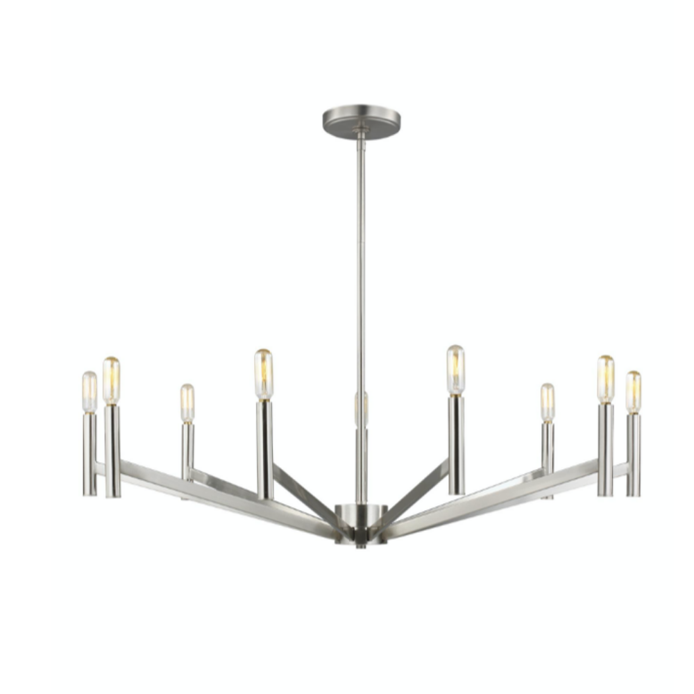 Devi Chandelier - Modern Crystal Ceiling Light Fixture for Dining Room, Living Room & Bedroom | Elegant Home Decor Lighting