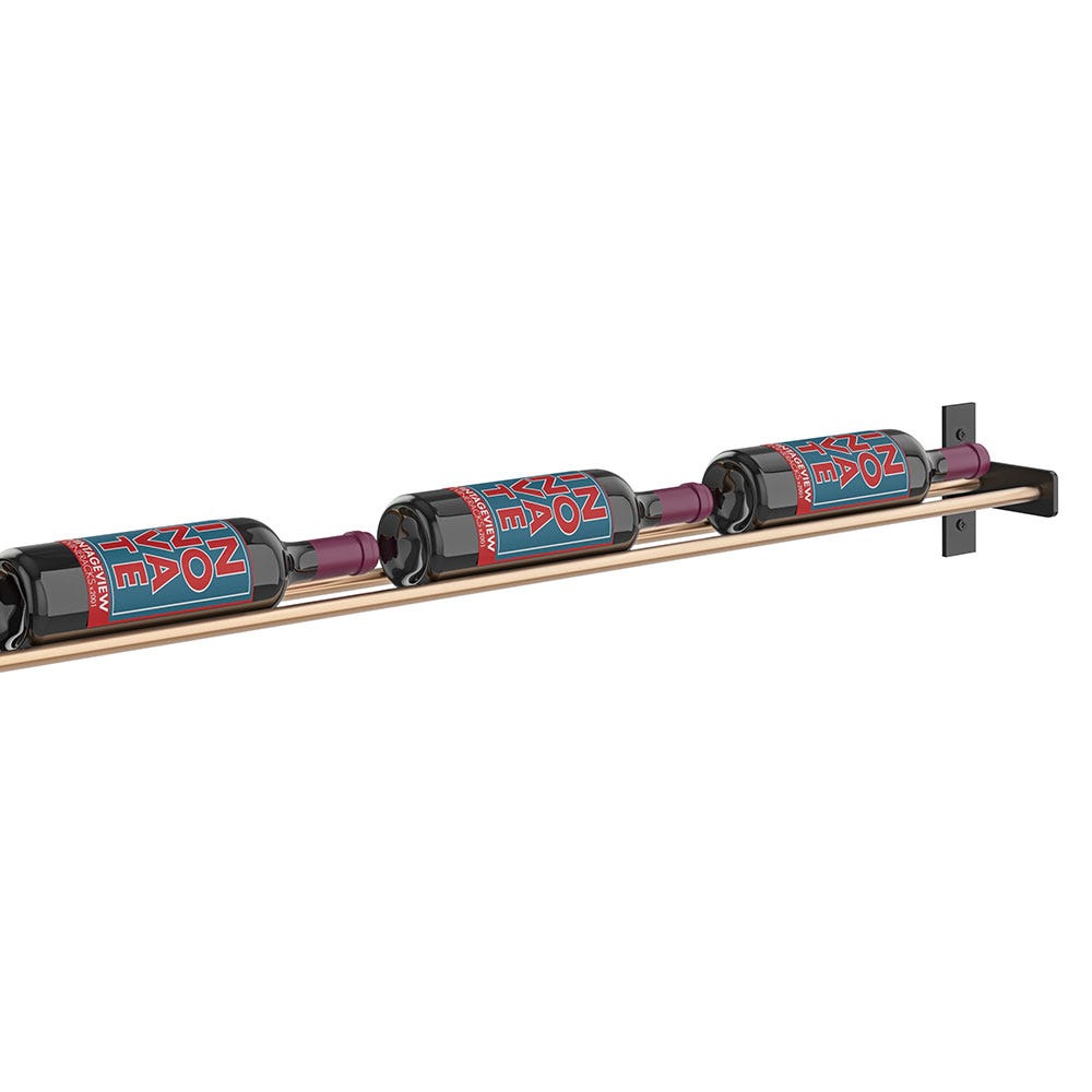 5 Inch High 3 Column Wine Wall Extension - Expandable Wine Rack for Home Bar, Kitchen, or Dining Room Storage - Perfect for Wine Enthusiasts & Entertaining Guests