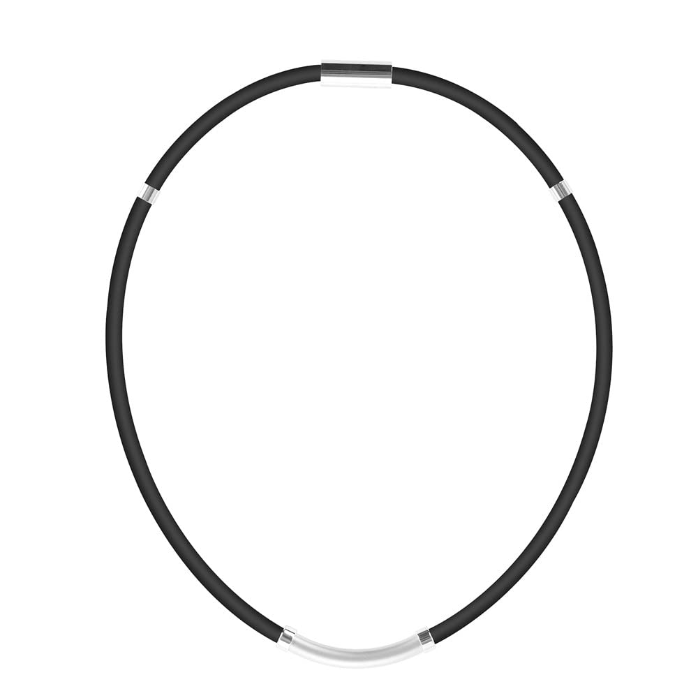 BCletty Stainless Steel Pendant Necklace - Anti-Static Magnetic Titanium Germanium Silicone Unisex Jewelry for Men & Women | Perfect for Daily Wear, Office, Travel & Gift Giving