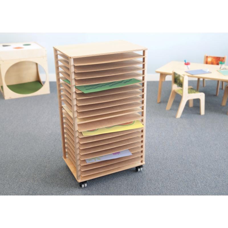 Portable Mobile Art Drying Rack for Paintings & Drawings - Perfect for Artists, Students & Classrooms - Dries 12+ Artworks at Once