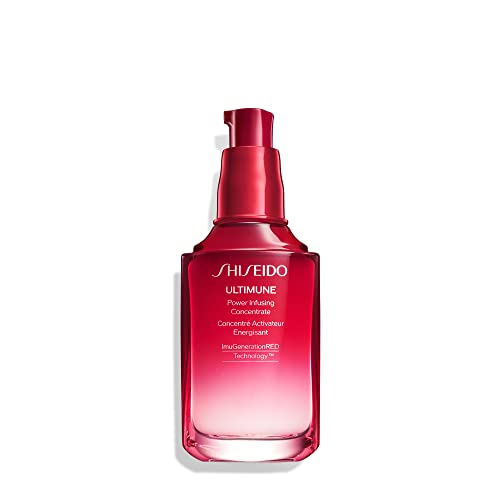 Shiseido Ultimune Power Infusing Concentrate - 50mL Anti-Aging Face Serum with Antioxidants for Youthful Skin | Day & Night Hydration, Perfect for Dry & Sensitive Skin Care Routine