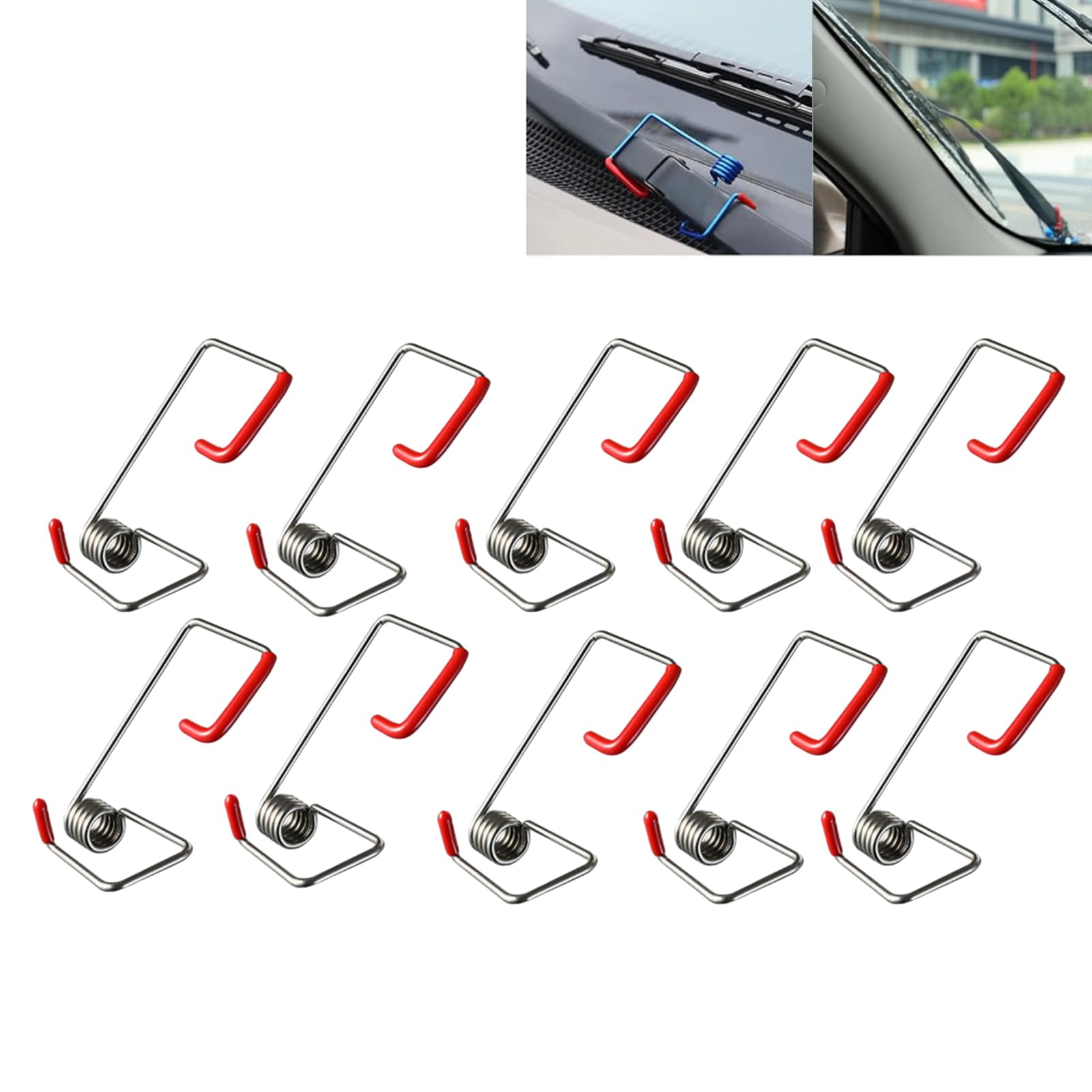 Premium Windshield Wiper Arm Pressure Spring Booster - Heavy Duty Wiper Arm Replacement for Trucks & 2025 New Cars - Enhanced Wiper Performance for Rain, Snow & Extreme Weather Driving