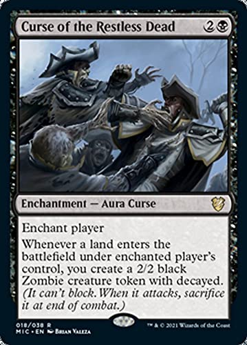 Magic: The Gathering - Curse of The Restless Dead (018) - Midnight Hunt Commander Deck | MTG Trading Card Game | Perfect for Commander, Modern & Casual Play