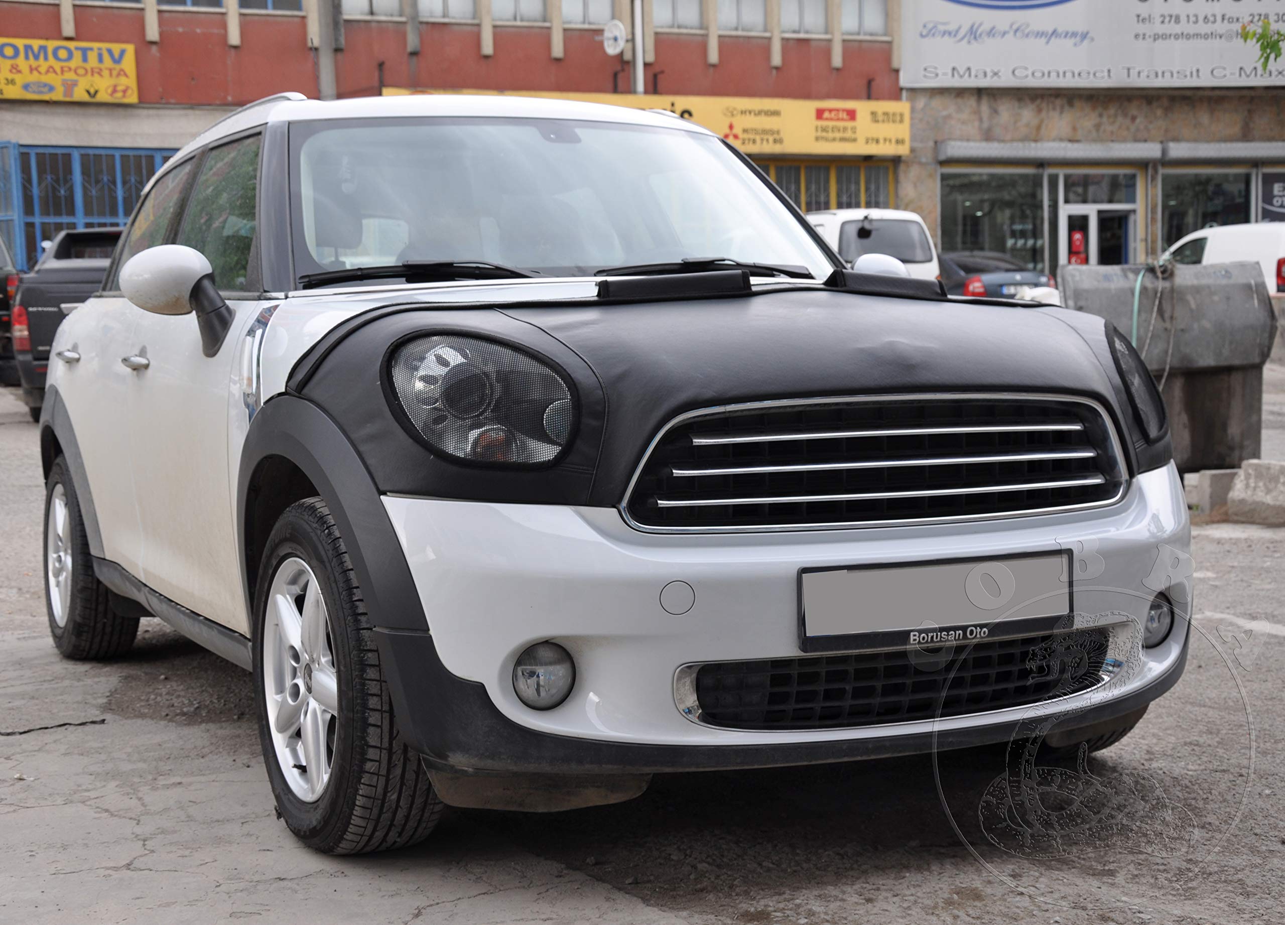Premium Car Hood Bra Cover for Mini Countryman 2011-2016 - Durable Protection Against Road Debris & Weather - Perfect for Road Trips & Daily Commutes