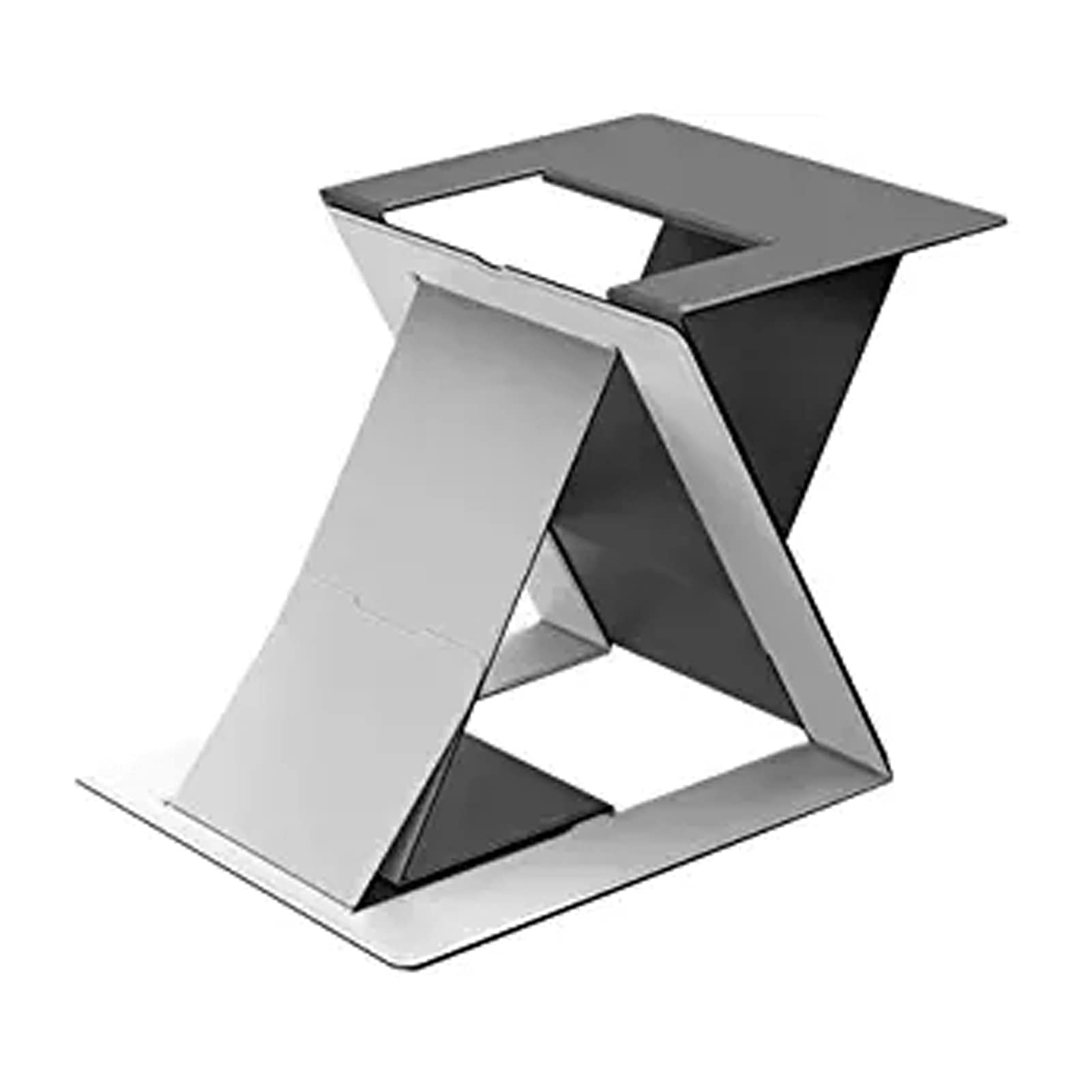 Portable Multi-Angle Adjustable Laptop Stand - Lightweight Foldable Ergonomic Computer Stand for MacBook, iPad & Notebook (Gray) - Perfect for Home Office, Travel & Workspace Setup