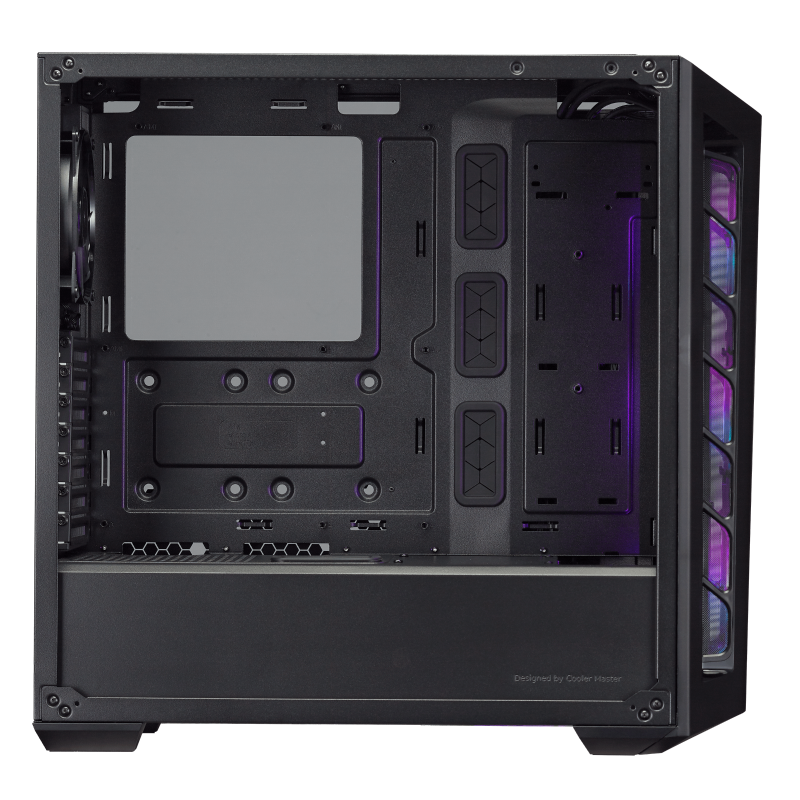 Cooler Master MCB B530P KHNN S01 CM MasterBox MB530P ARGB ATX Mid Tower PC Case with Tempered Glass Side Panel & 3 ARGB Fans - Ideal for Gaming Rigs, Workstations, and Custom PC Builds