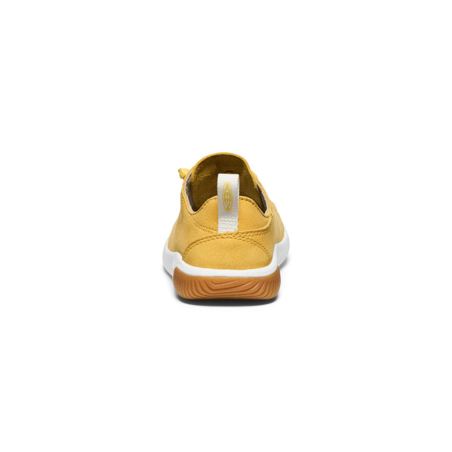 KNX Genuine Leather Sneakers for Toddlers & Little Kids - Daffodil Yellow & Star White | Comfortable & Stylish for Playtime, School & Everyday Wear