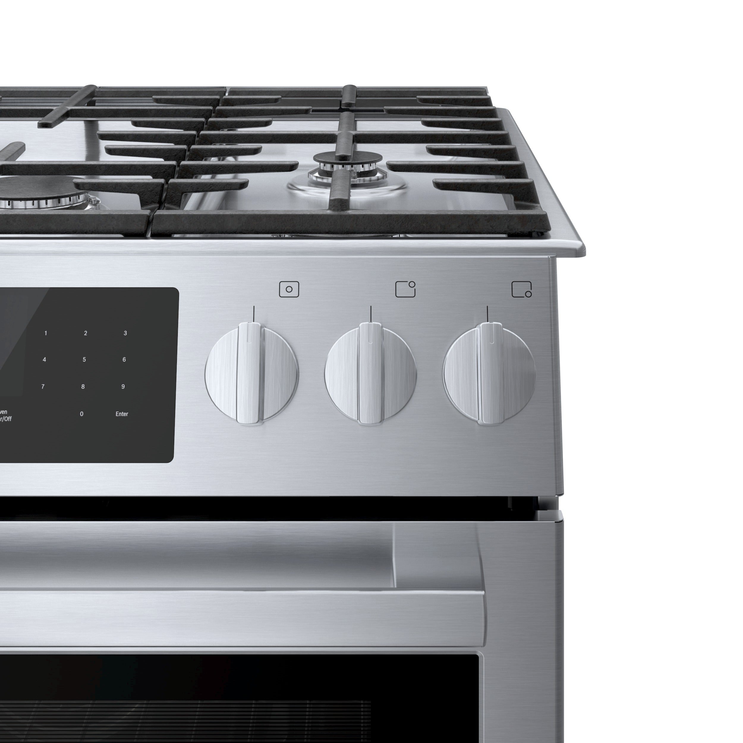 Bosch 30-Inch Stainless Steel Dual Fuel Slide-In Range HDI8056C - Professional Gas & Electric Oven for Home Kitchen Cooking, Baking & Entertaining