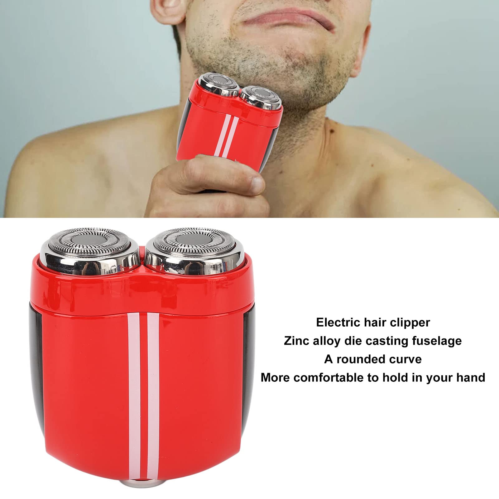 Electric Shaver for Men - Waterproof USB Rechargeable Beard Trimmer & Body Groomer, Portable Travel Razor with Facial Hair Shaving - Perfect for Home, Gym, and Business Trips