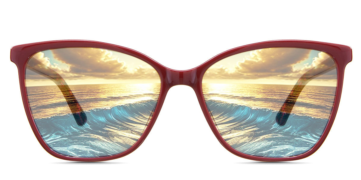 Kimberly Women's Prescription Tinted Glasses - Stylish & UV Protection for Reading, Driving & Outdoor Activities