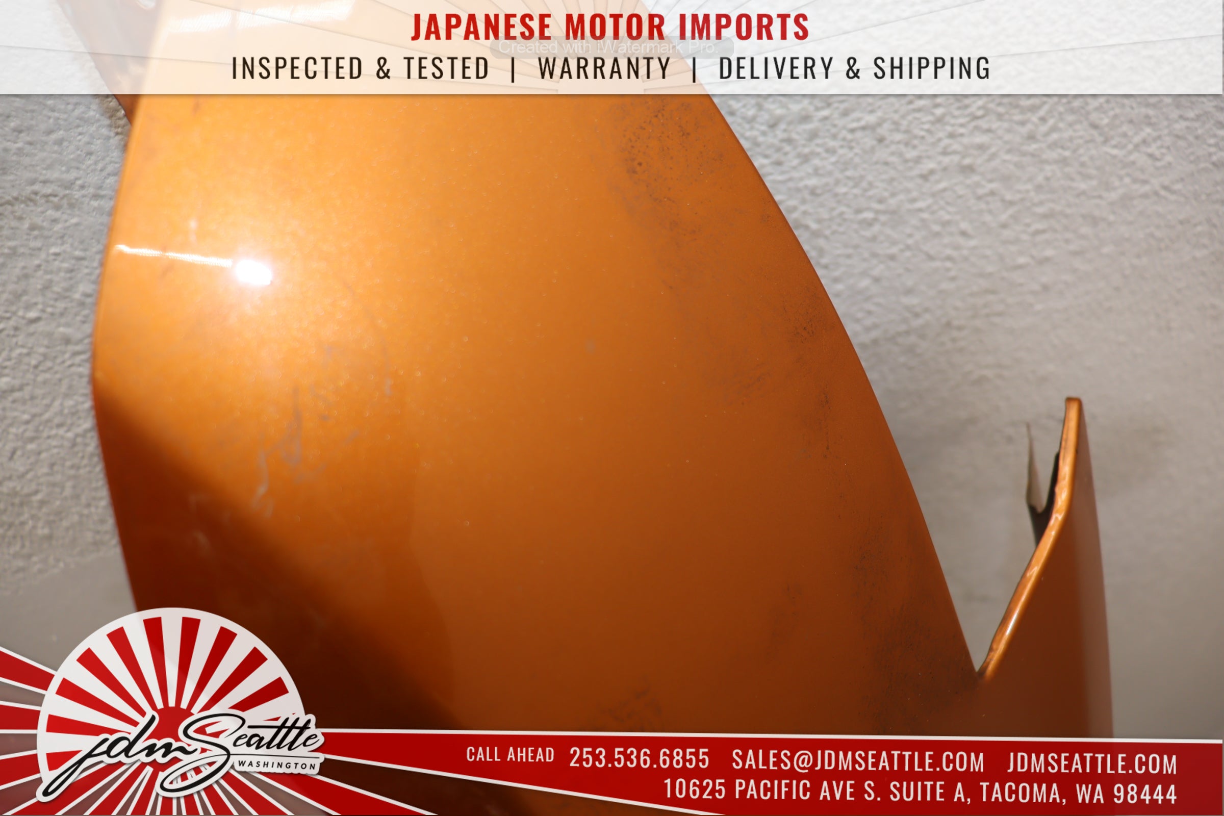 JDM 03-05 Nissan 350Z/Z33 Orange Complete Front End Conversion Body Kit - Upgrade Your Ride for Street Racing & Car Shows
