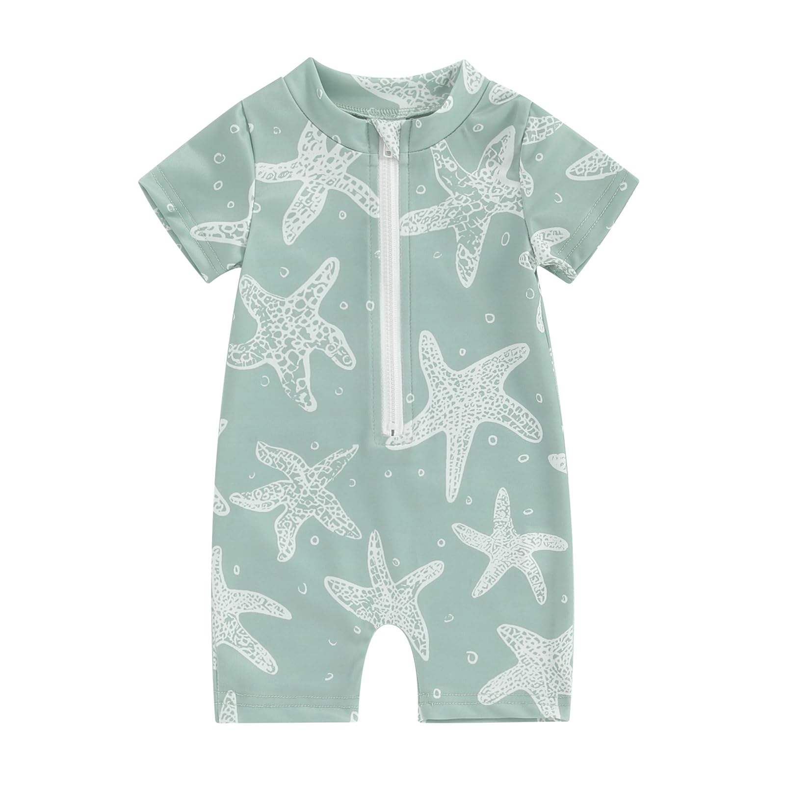 **MERSARIPHY Toddler Rash Guard Swimsuit for Boys & Girls - UPF 50+ Sun Protection, Quick Dry, Cartoon Print Baby Beachwear for Pool, Ocean & Summer Play**