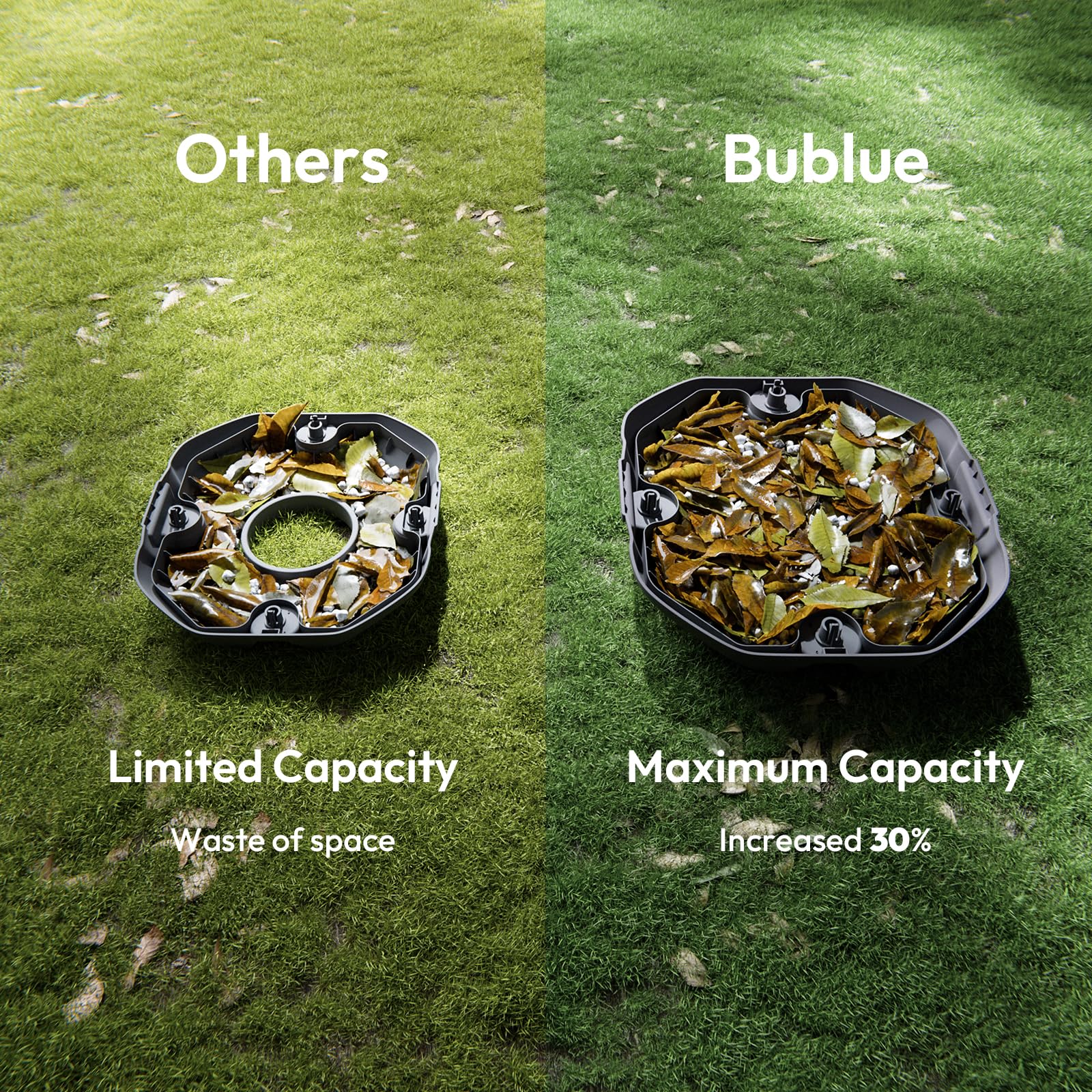 Bubot 300P Cordless Robotic Pool Vacuum Cleaner - Powerful Suction, Auto-Parking, LED Indicator, 90 Min Runtime for Above Ground Pools up to 850 Sq.Ft - Perfect for In-Ground & Above-Ground Flat Bottom Pools, Easy Pool Maintenance