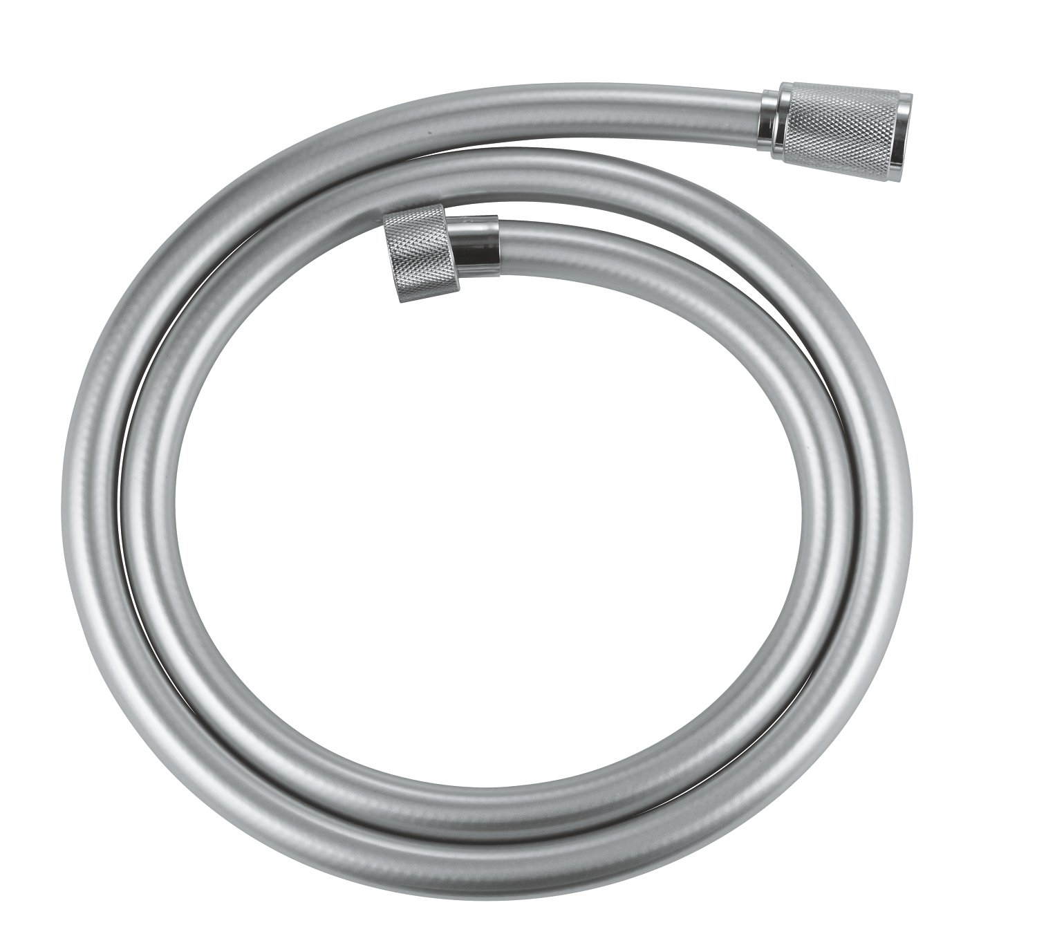 GROHE 1250 mm Silver Flexible Shower Hose - High Pressure Resistant, Durable & Rustproof for Bathroom, Spa, and RV Use