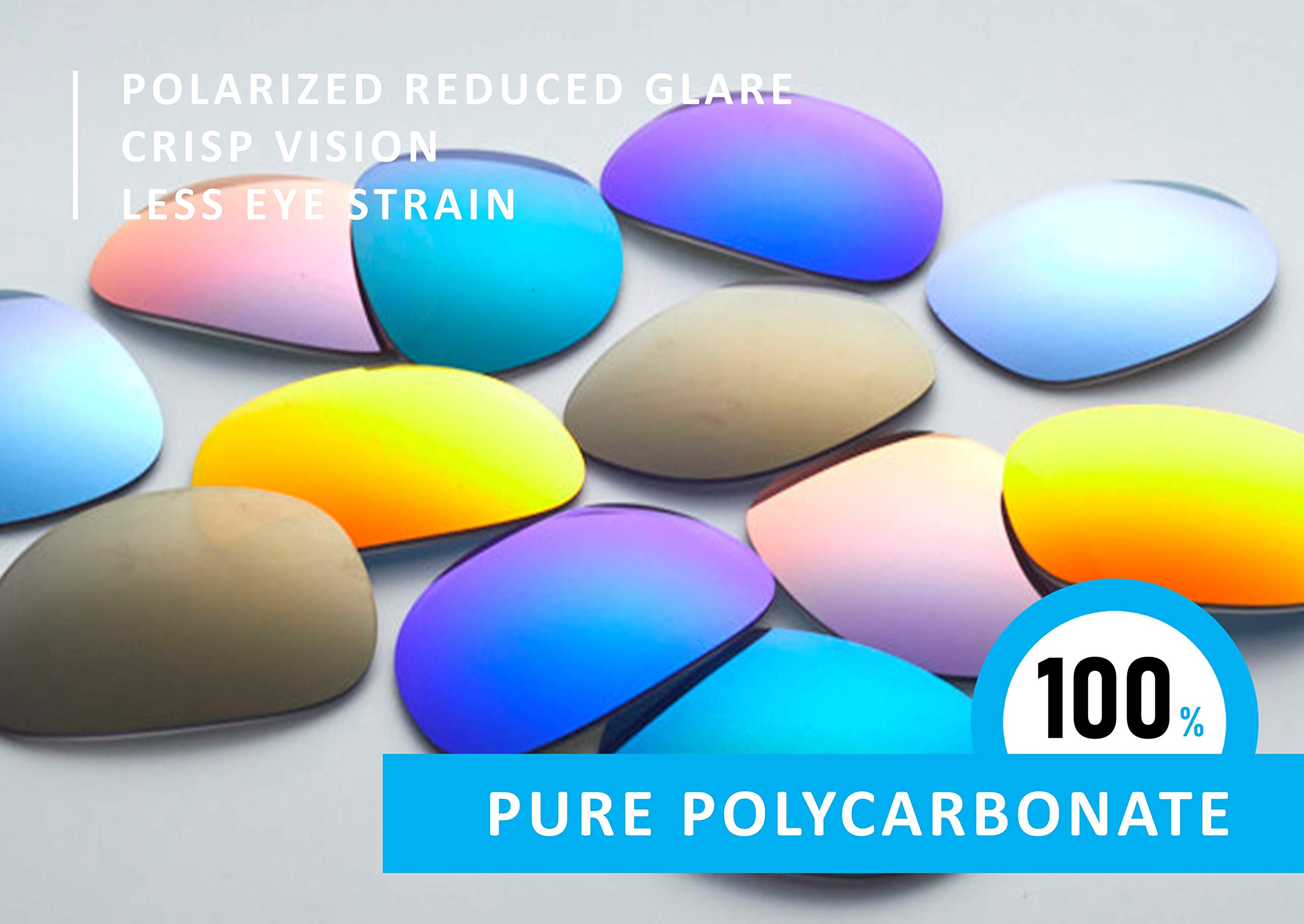 Polarized Replacement Lenses for Costa Del Mar Tuna Alley Sunglasses - UV Protection, Anti-Glare, Made in USA - Perfect for Fishing, Boating & Outdoor Activities