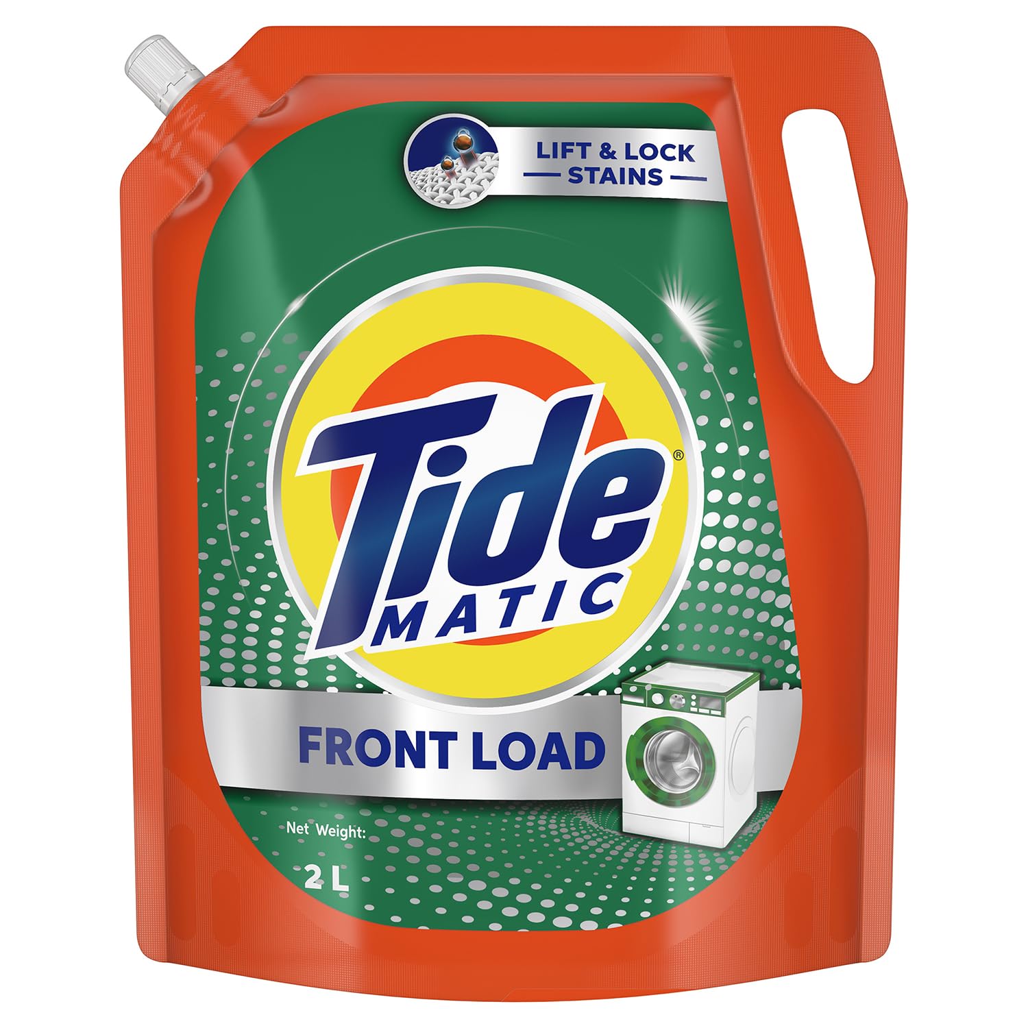 Tide Matic Liquid Laundry Detergent 2L - Front Load Washing Machine Cleaner | Gentle on Clothes, Powerful Stain Removal | Perfect for HE Machines, Large Loads & Family Laundry Days