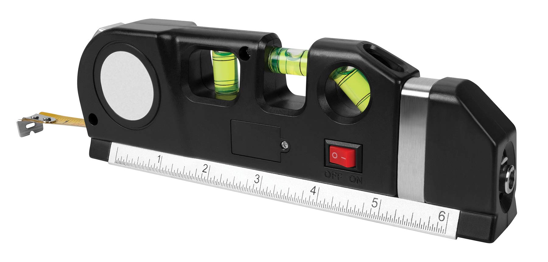 Performance Tool W5706 Laser Pro 4-in-1 Measure Tool - Accurate Distance, Area, Volume & Pythagorean Measurement Device for DIY, Construction & Home Improvement Projects | Indoor & Outdoor Use