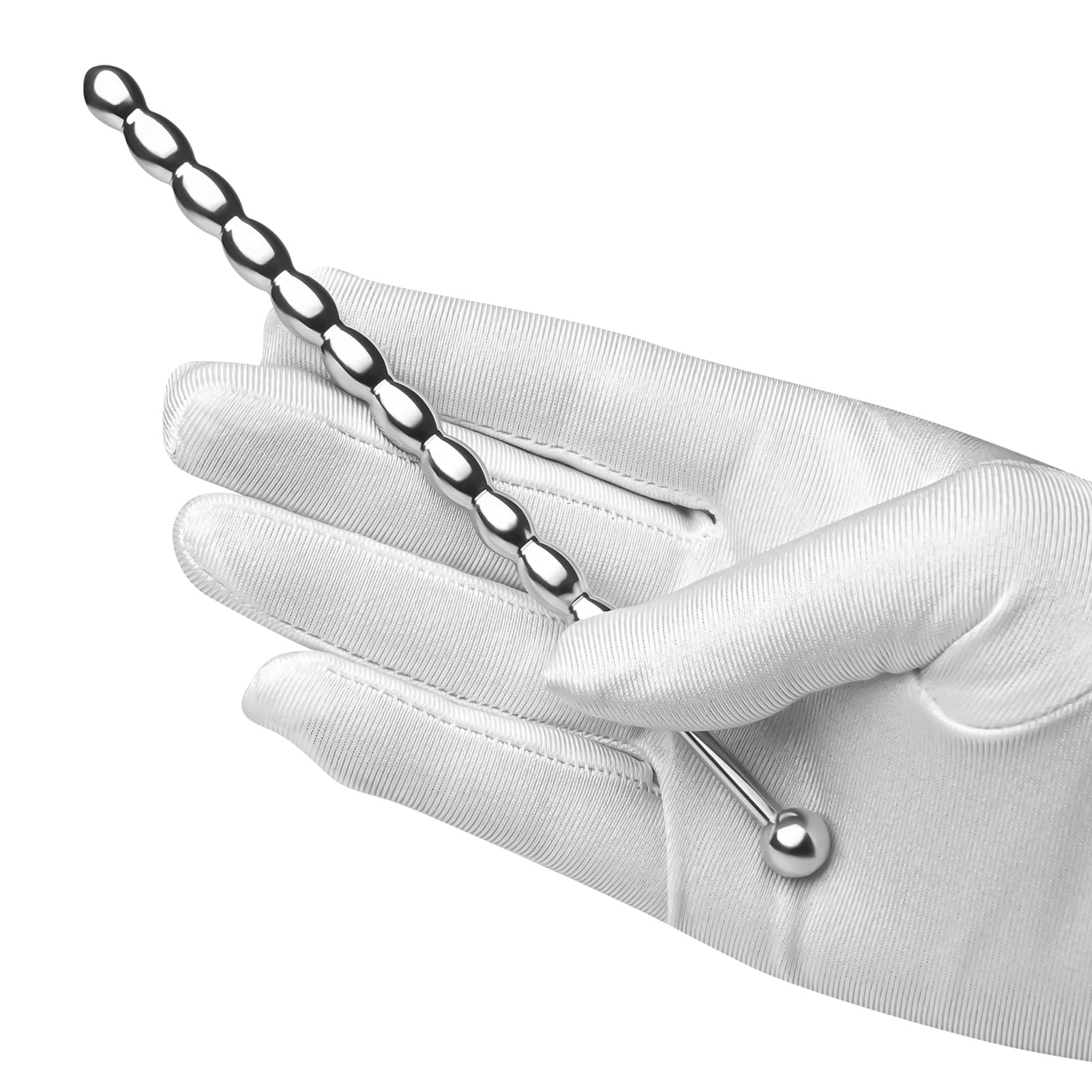 Premium Stainless Steel Urethral Sounds with Multi-Bead Design - Urethral Stimulation & Dilatation Toy for Men - Enhance Pleasure & Stretching - Perfect for Solo Play, BDSM, and Sensual Exploration