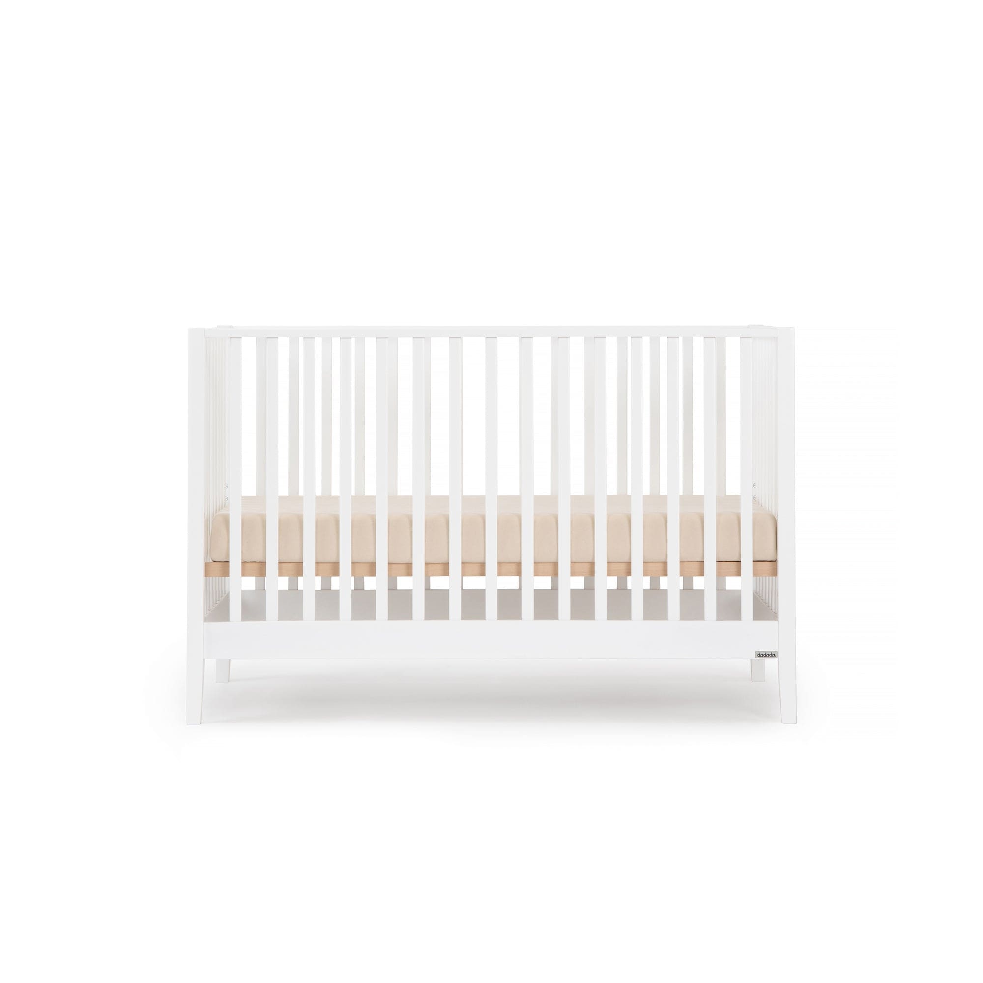 Dadada Lala 3-in-1 Convertible Baby Crib - Nursery Bed with Toddler Rail & Daybed Conversion - Perfect for Newborns to Toddlers