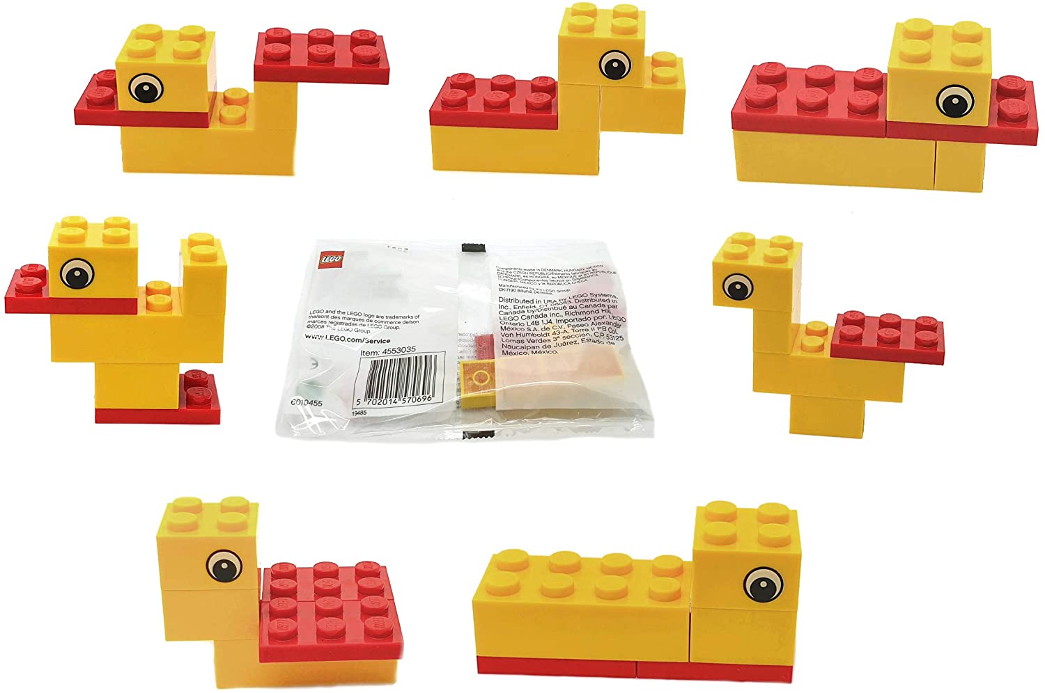 LEGO Duck Serious Play Building Toy Set (2000416) - Fun Educational STEM Toy for Kids, Creative Play & Collectible Display