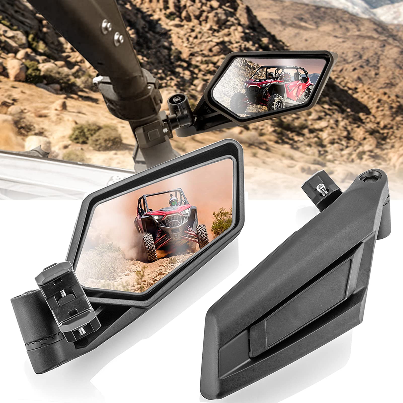 WeiSen UTV Side Mirrors - 1.5