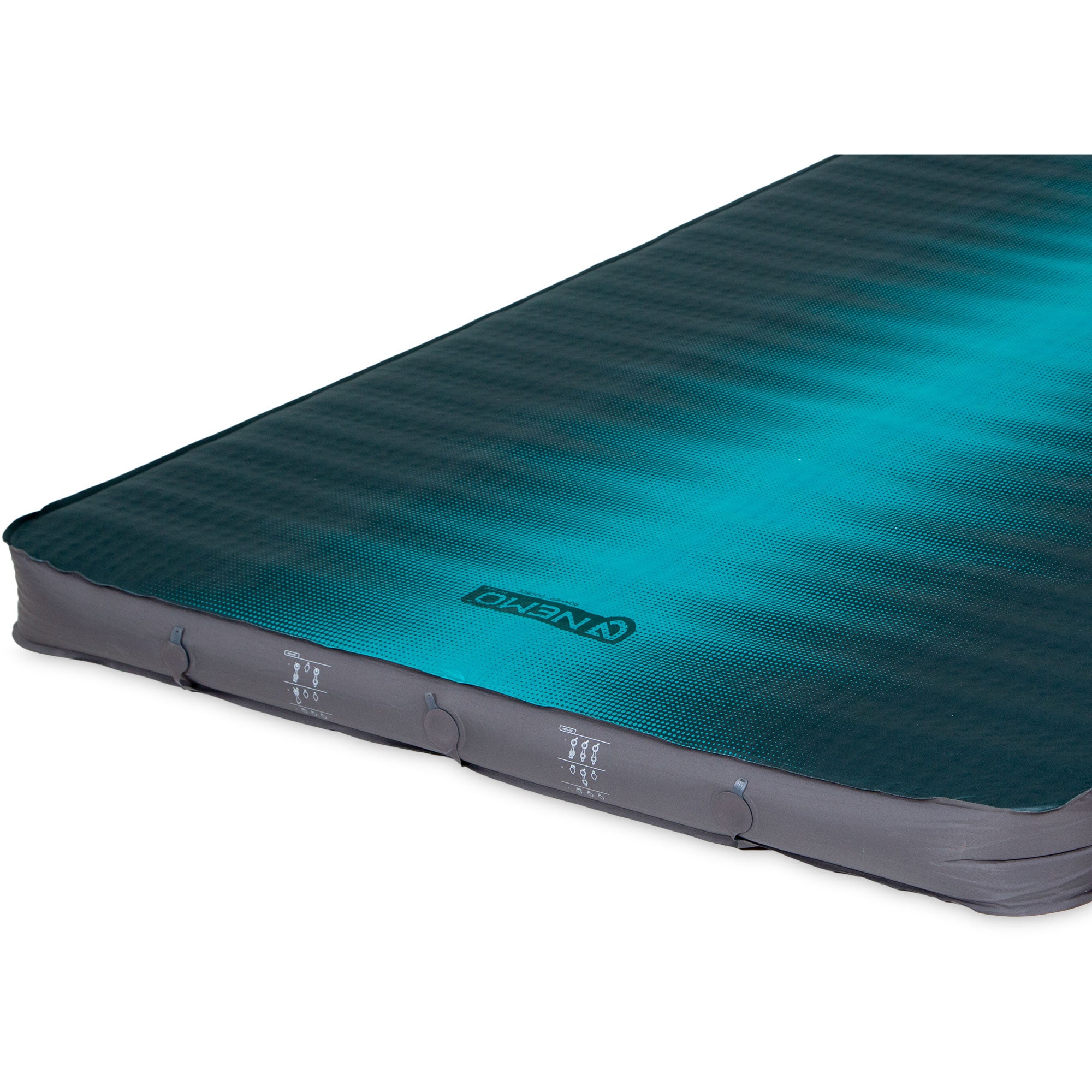Nemo Roamer Double Sleeping Pad - Ultralight & Insulated Camping Air Mattress for Couples - Perfect for Backpacking, Hiking & Outdoor Adventures
