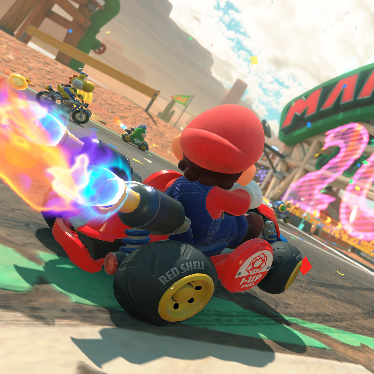 Mario Kart 8 Deluxe - Nintendo Switch Racing Game - Fun Multiplayer Action for Family & Friends Game Nights