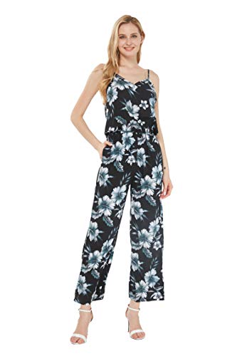 Women V Neck Jumpsuit