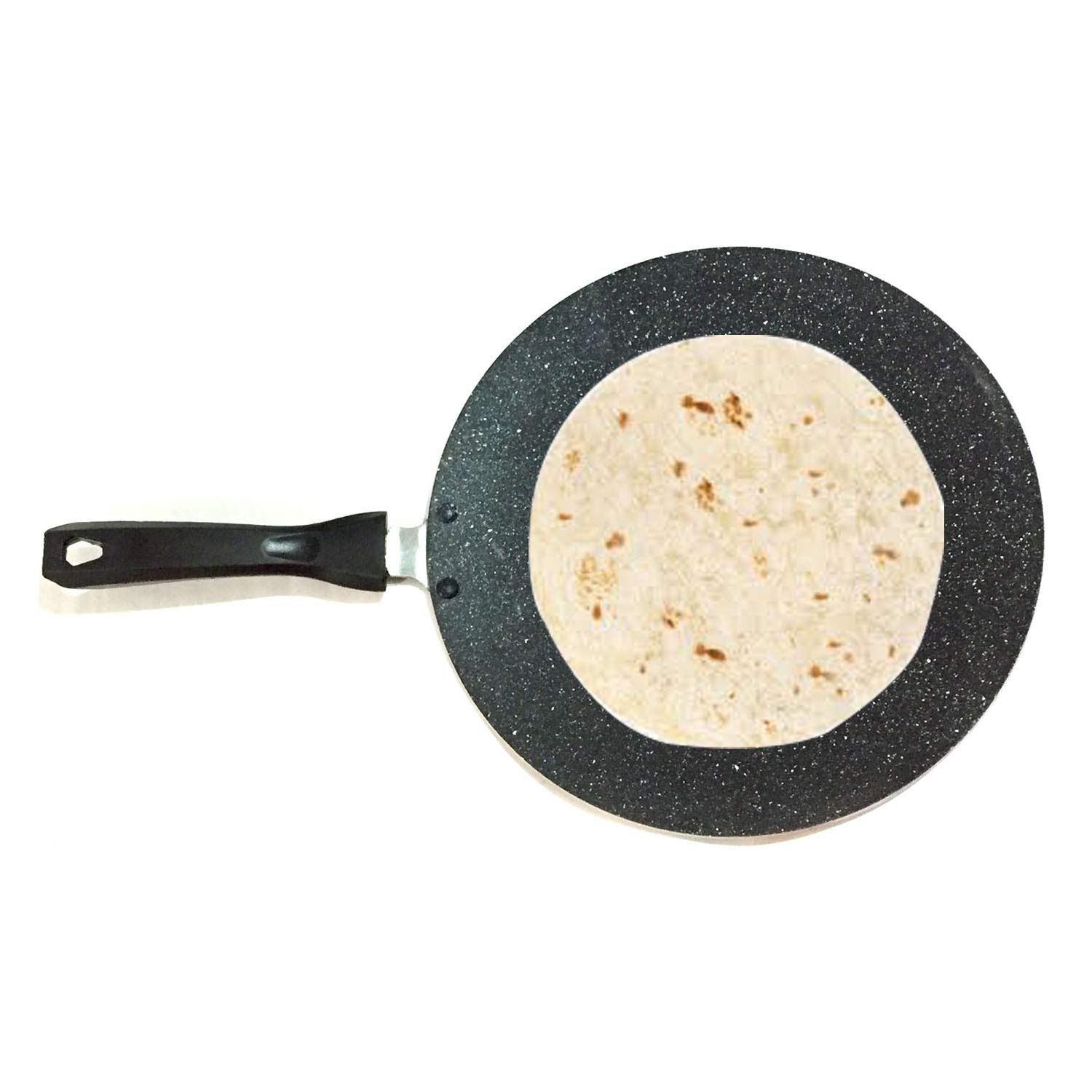 Non-Stick Chapati Tava Griddle - Indian Style Concave Roti Tawa Pan - Perfect for Roti, Chapati & Paratha - Ideal for Home Cooking, Restaurant Use & Outdoor Picnics
