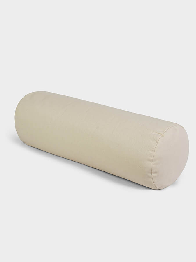 Organic Buckwheat Meditation Bolster Cushion for Yoga & Zen Relaxation - Eco-Friendly Support Pillow for Meditation, Yoga Studio, and Home Decor
