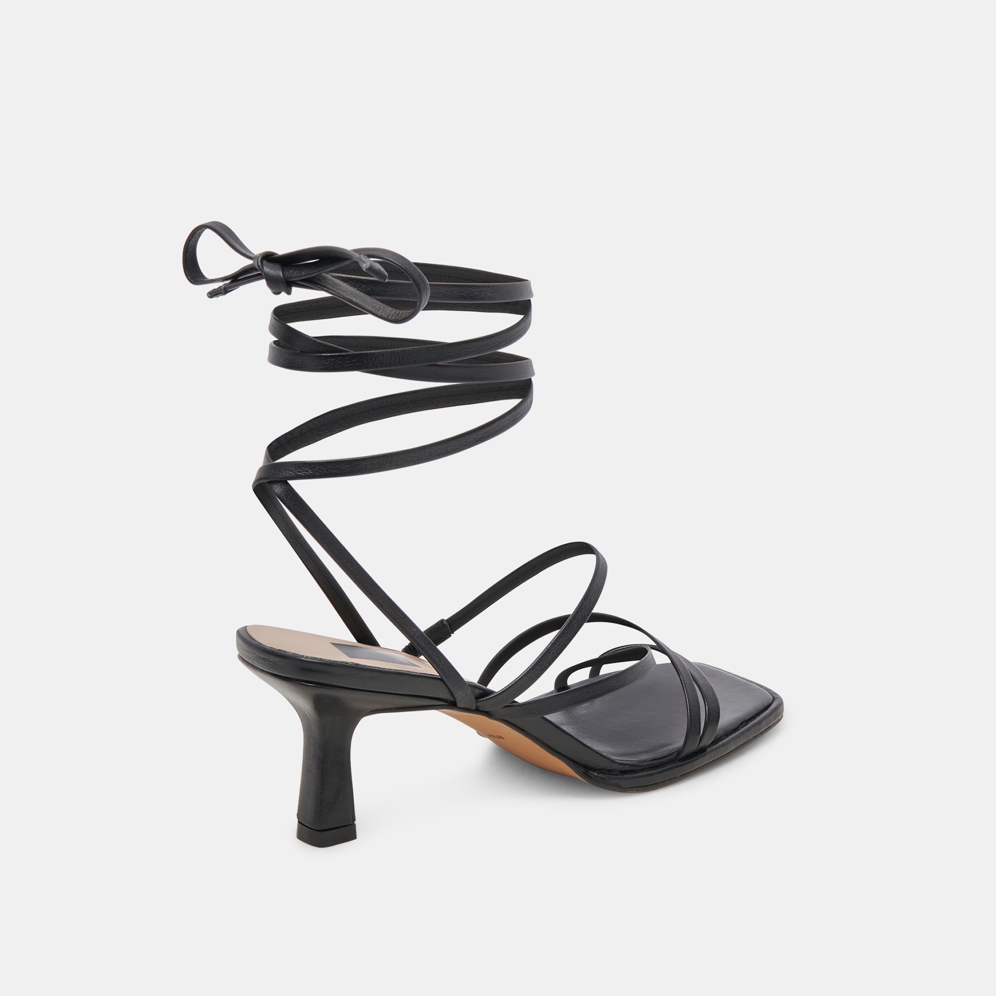MALABO Women's Black Leather High Heels - Stylish & Comfortable Dress Shoes for Party, Wedding & Evening Events
