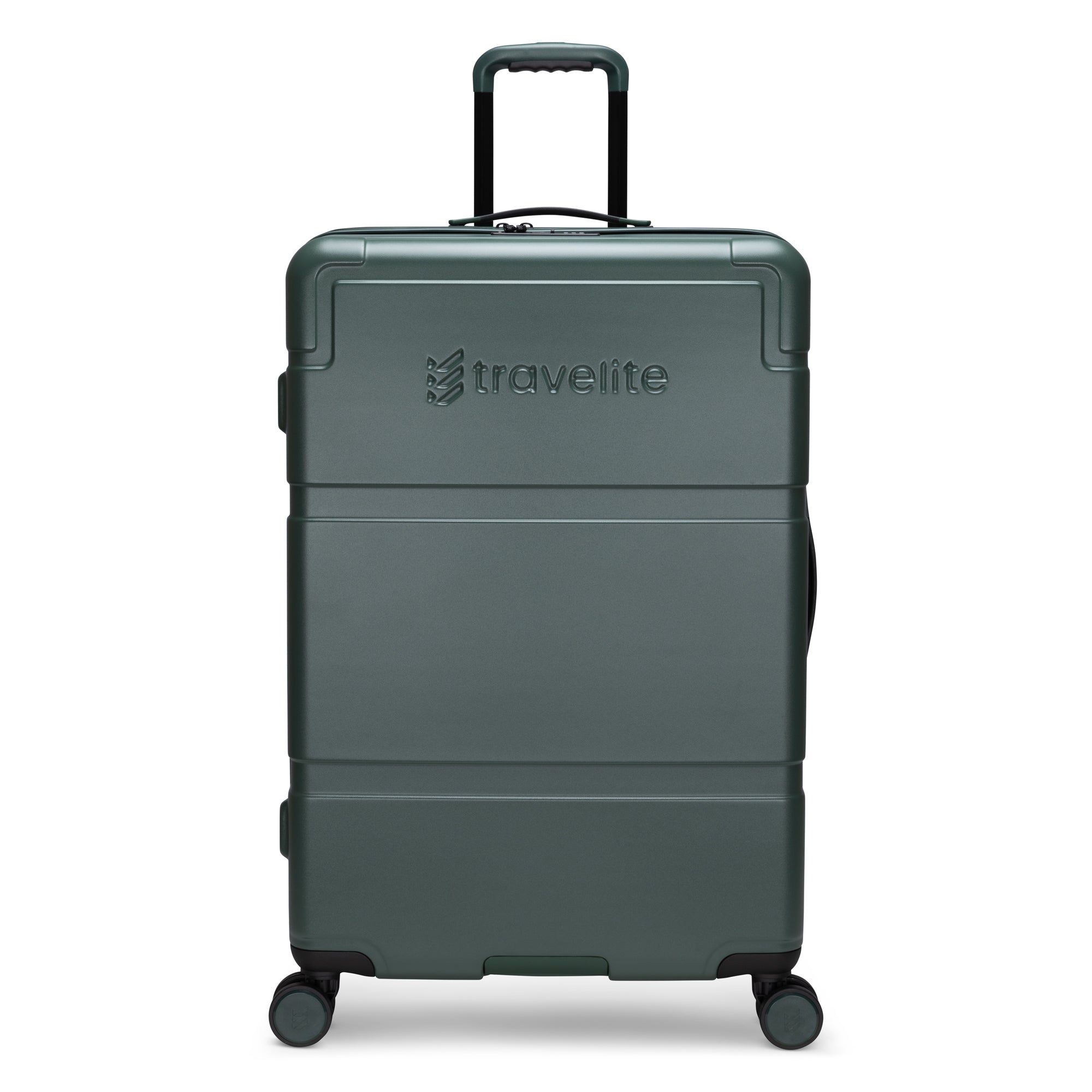 Travelite Expandable Polycarbonate Spinner Luggage - Large Suitcase for Air Travel, Business Trips & Vacation Packing