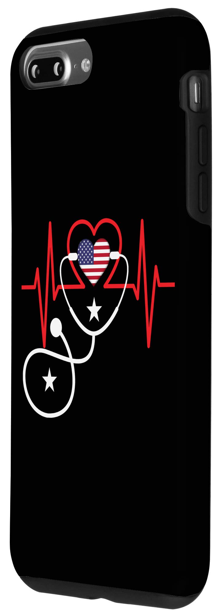 iPhone 7 Plus/8 Plus Heartbeat Stethoscope Phone Case - Perfect Gift for Nurses, Doctors & Medical Students - Great for Hospitals, Clinics & Nursing School