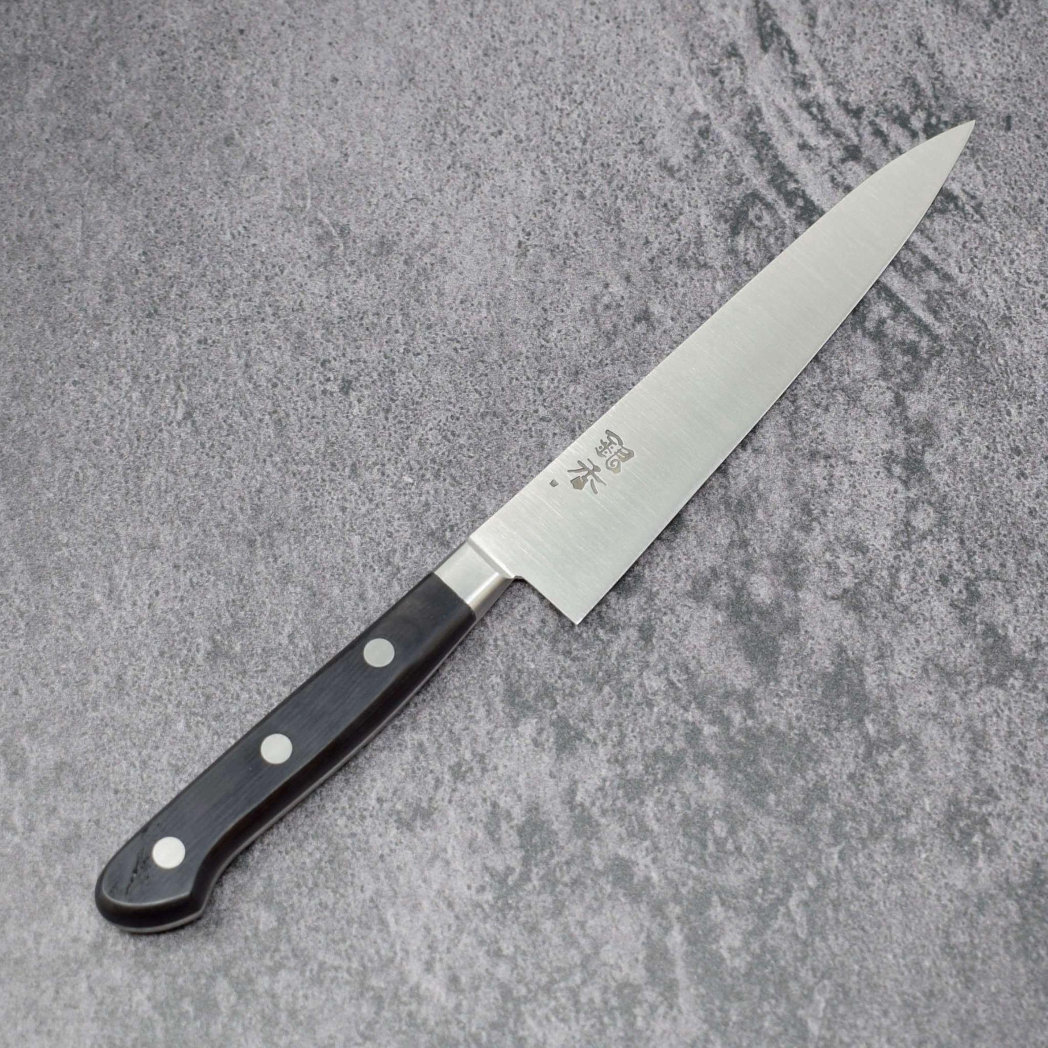 Premium Ashi Ginga 150mm Stainless Steel Western Petty Knife - Perfect for Slicing, Peeling & Precision Cutting in Home Kitchens & Professional Use
