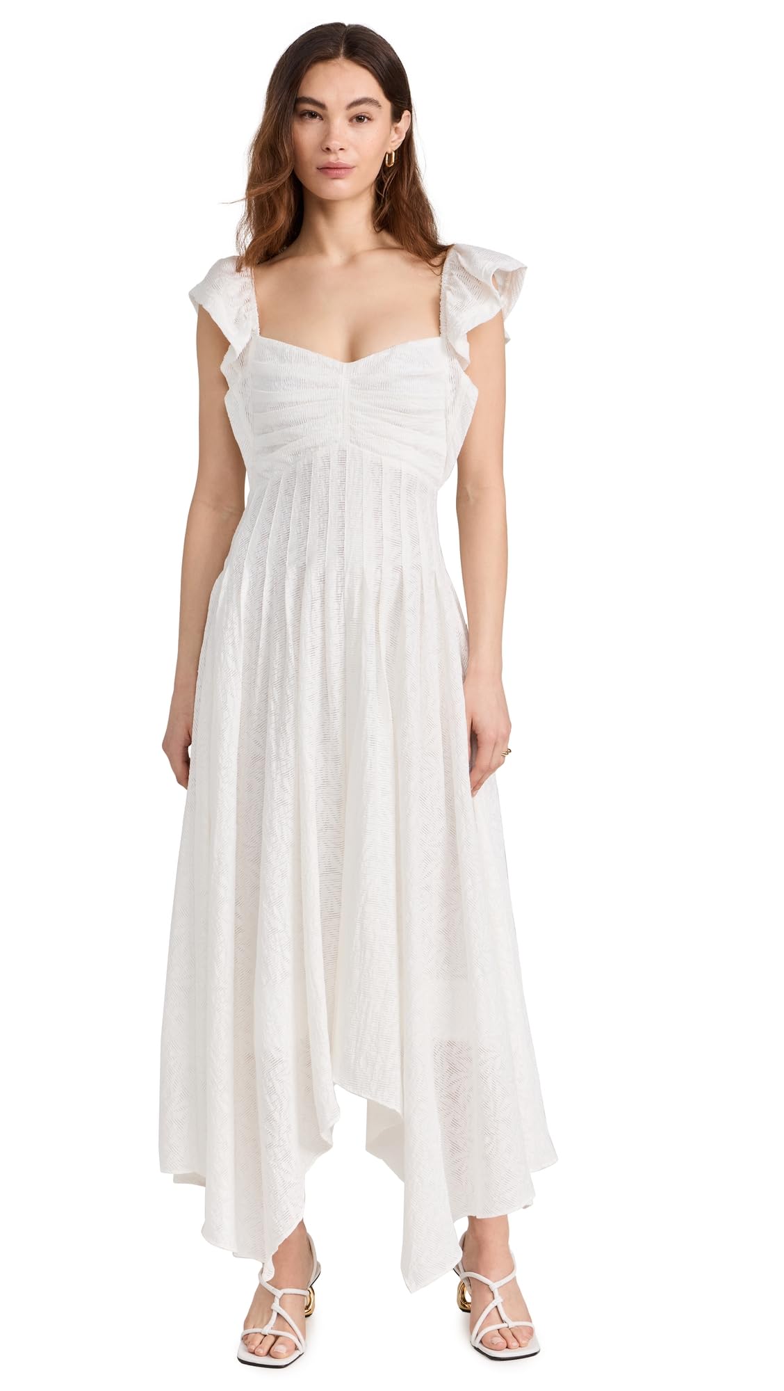 Ramy Brook Women's Bria Dress - Flowy Summer Midi Dress with Floral Print | Perfect for Weddings, Parties & Beach Vacations