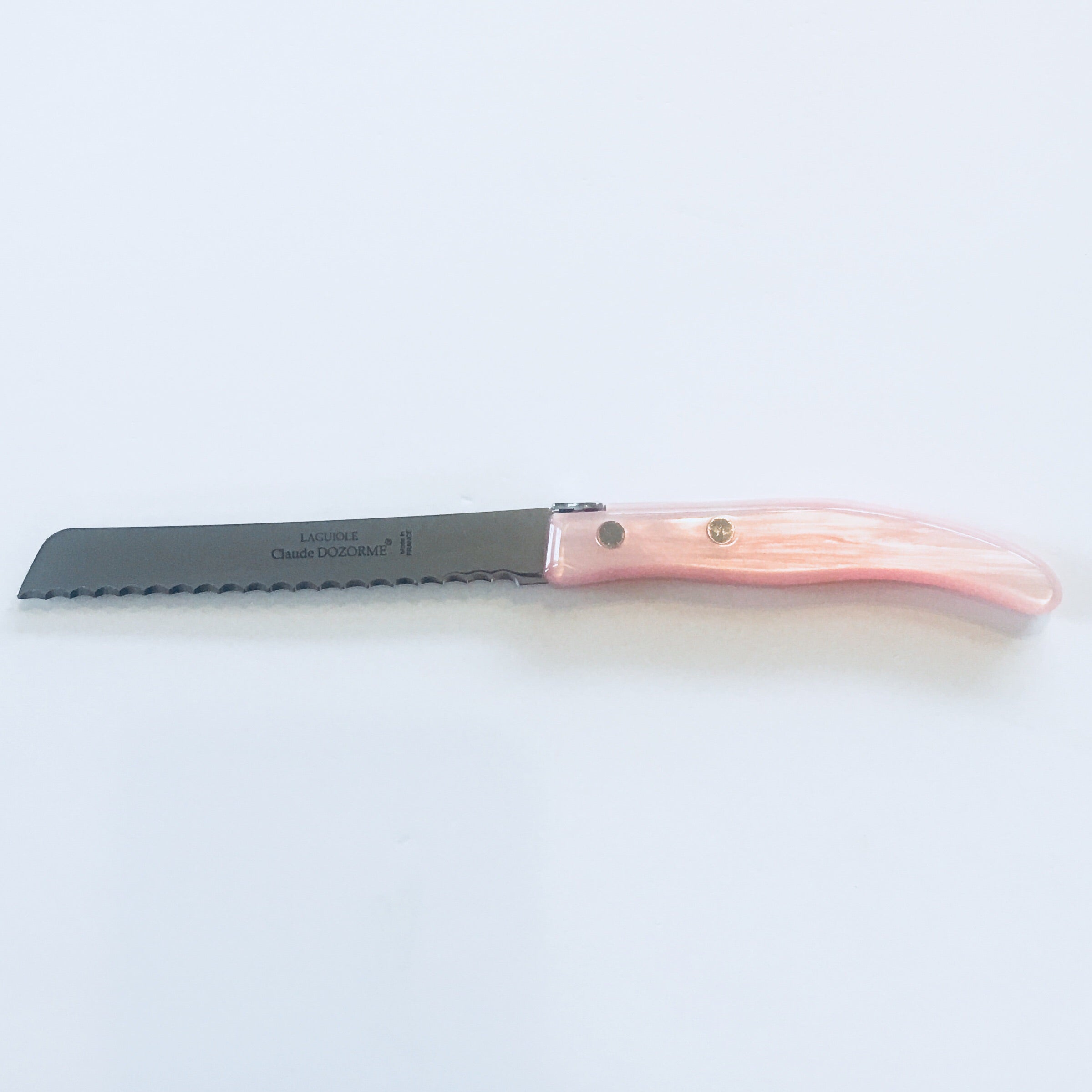 Premium Berlingot Tomato Knife - Stainless Steel Serrated Blade for Slicing Tomatoes, Fruits & Soft Foods - Perfect for Kitchen, BBQ, Picnics & Camping