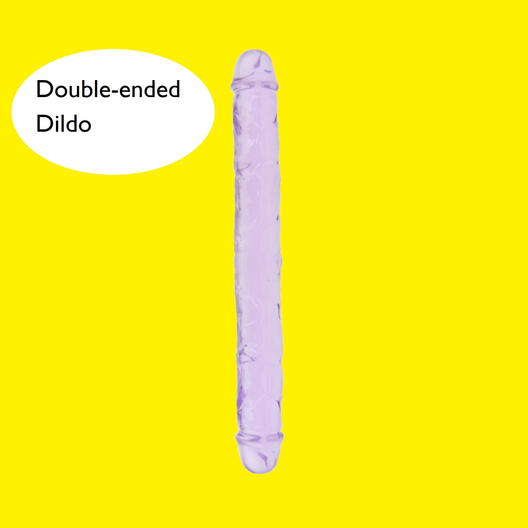 12 Inch Double Ended Dildo for Couples - Flexible Silicone Strap-on for Mutual Pleasure - Perfect for Bonding, Role Play & Spicing Up Your Sex Life