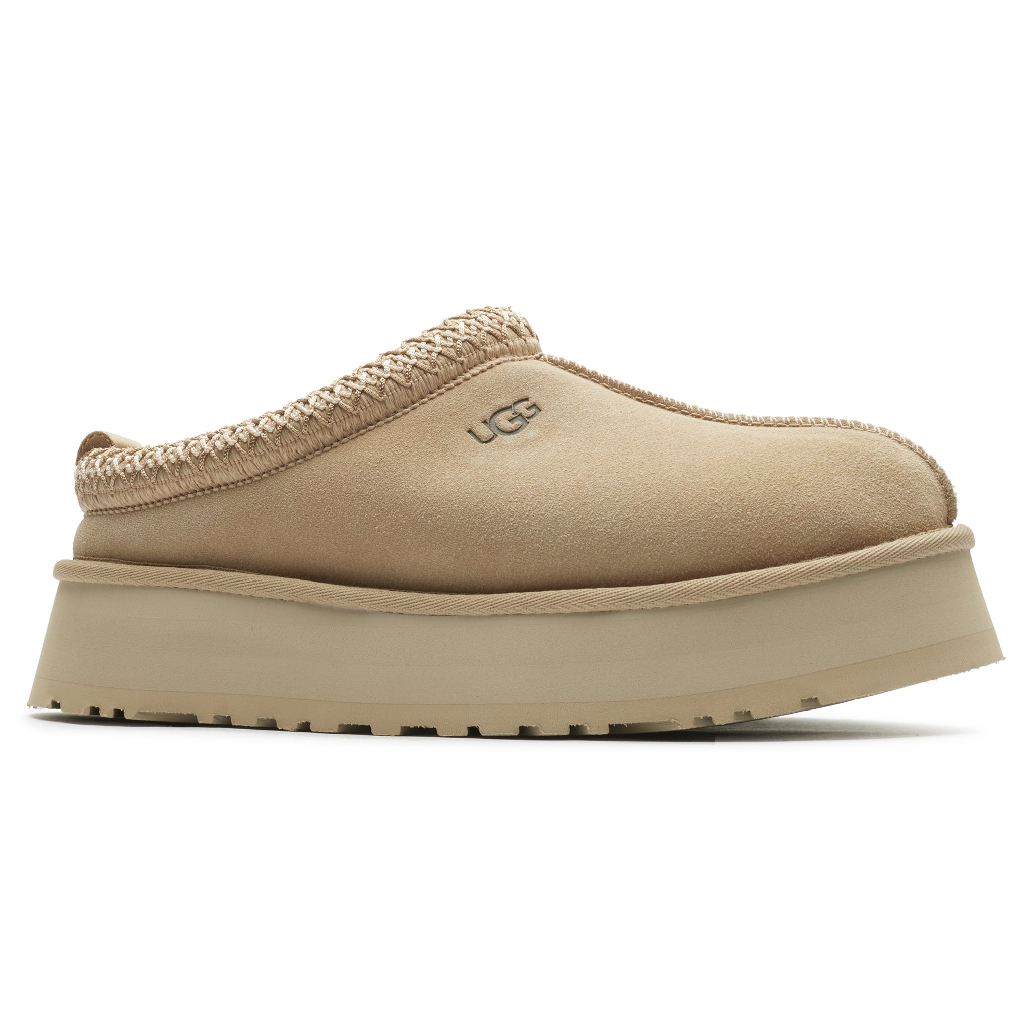 UGG Tazz Platform Mustard Seed Slippers for Women - Cozy House Shoes with Arch Support | Perfect for Indoor Lounging, Winter Comfort & Gift Giving