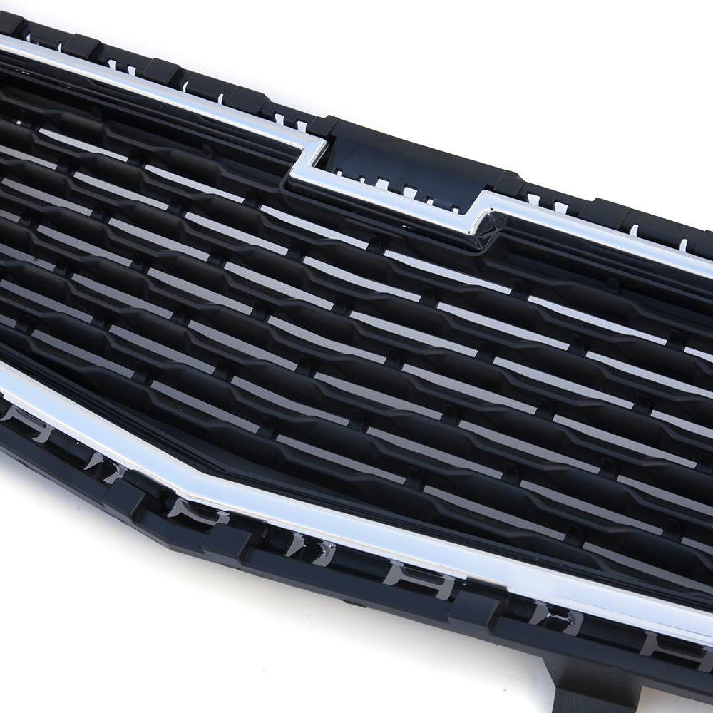 G-PLUS Black Honeycomb Grille Mesh Assembly - Front Bumper Lower Grille Cover for 2015 Chevy Cruze | Durable Car Accessory for Enhanced Style & Protection | Perfect for Street Racing & Custom Car Upgrades
