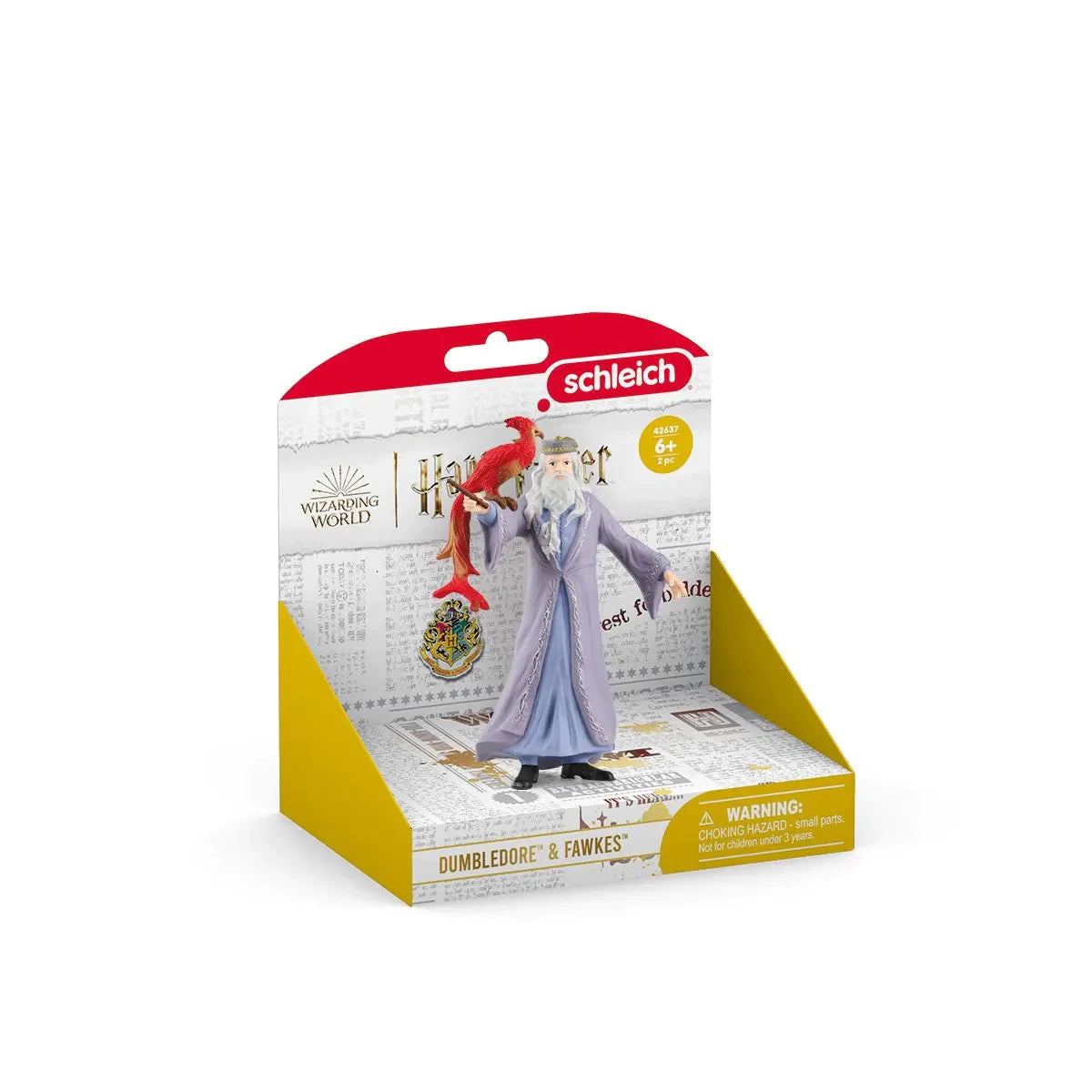 Albus Dumbledore & Fawkes Phoenix Collectible Figure Set - Harry Potter Wizarding World Merchandise - Perfect for Display, Gifts, and Harry Potter Fan Collections