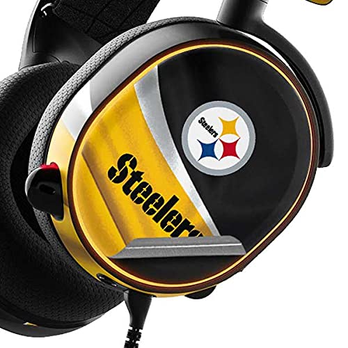 Official NFL Pittsburgh Steelers Gaming Headset Skin - SteelSeries Arctis 3 Compatible Decal Sticker | Perfect for Gaming Setups, Sports Fan Rooms & Headset Protection