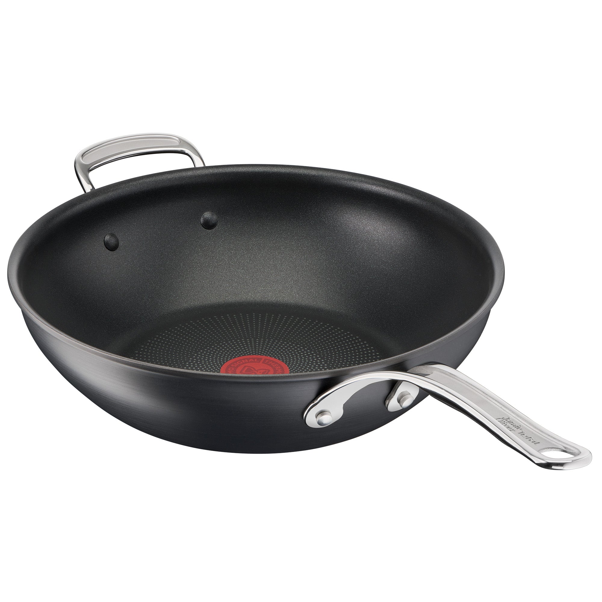 Jamie Oliver by Tefal 30cm Non-Stick Induction Wok - Hard Anodized Classic Cookware for Stir-Frying, Sautéing & Asian Cooking | Perfect for Home Chefs & Professional Kitchens