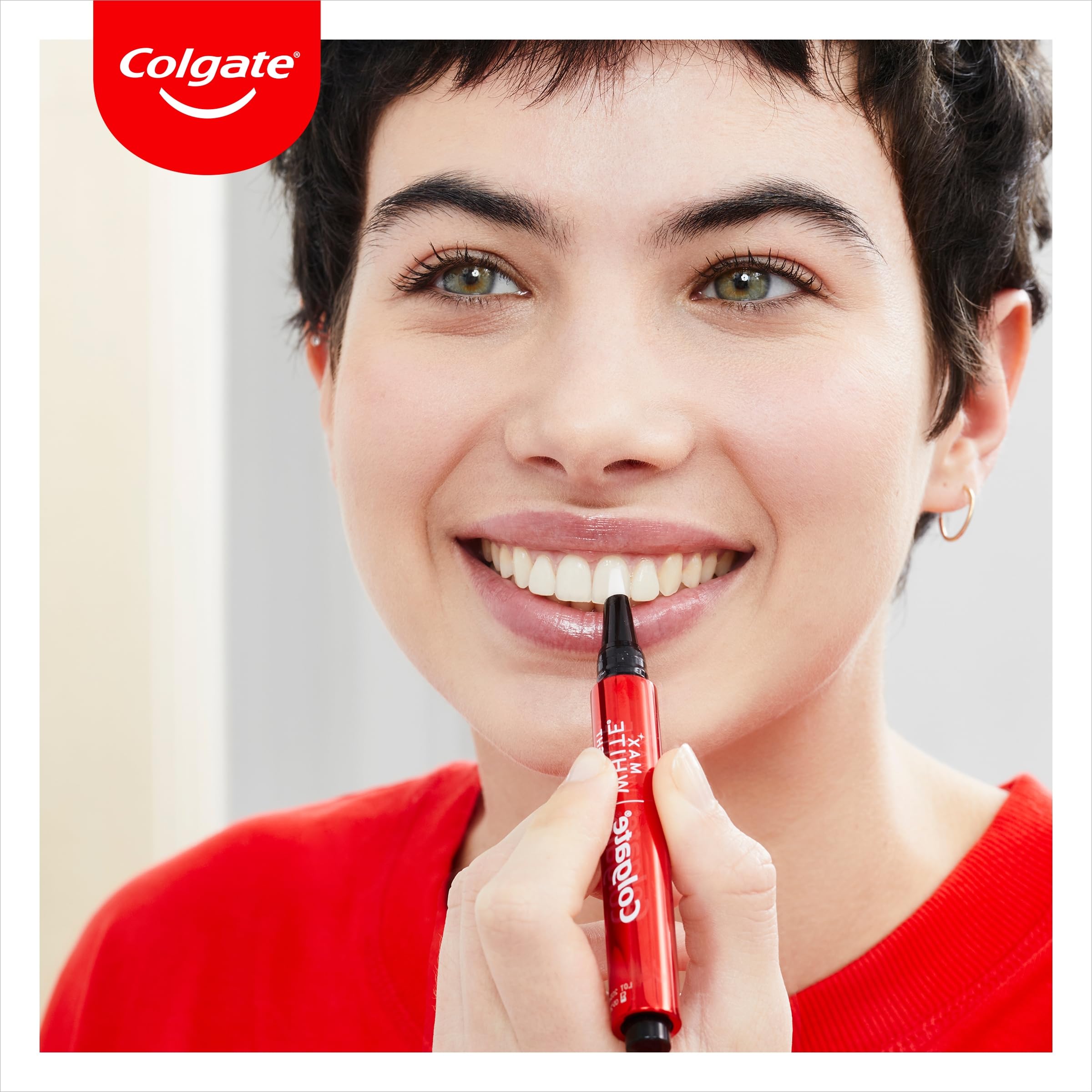 Colgate Max White Ultimate Overnight Teeth Whitening Pen - 2.5ml (1 Pack, 35 Nightly Treatments) for Removing 15 Years of Stains | Perfect for Travel & Nighttime Teeth Whitening Routine