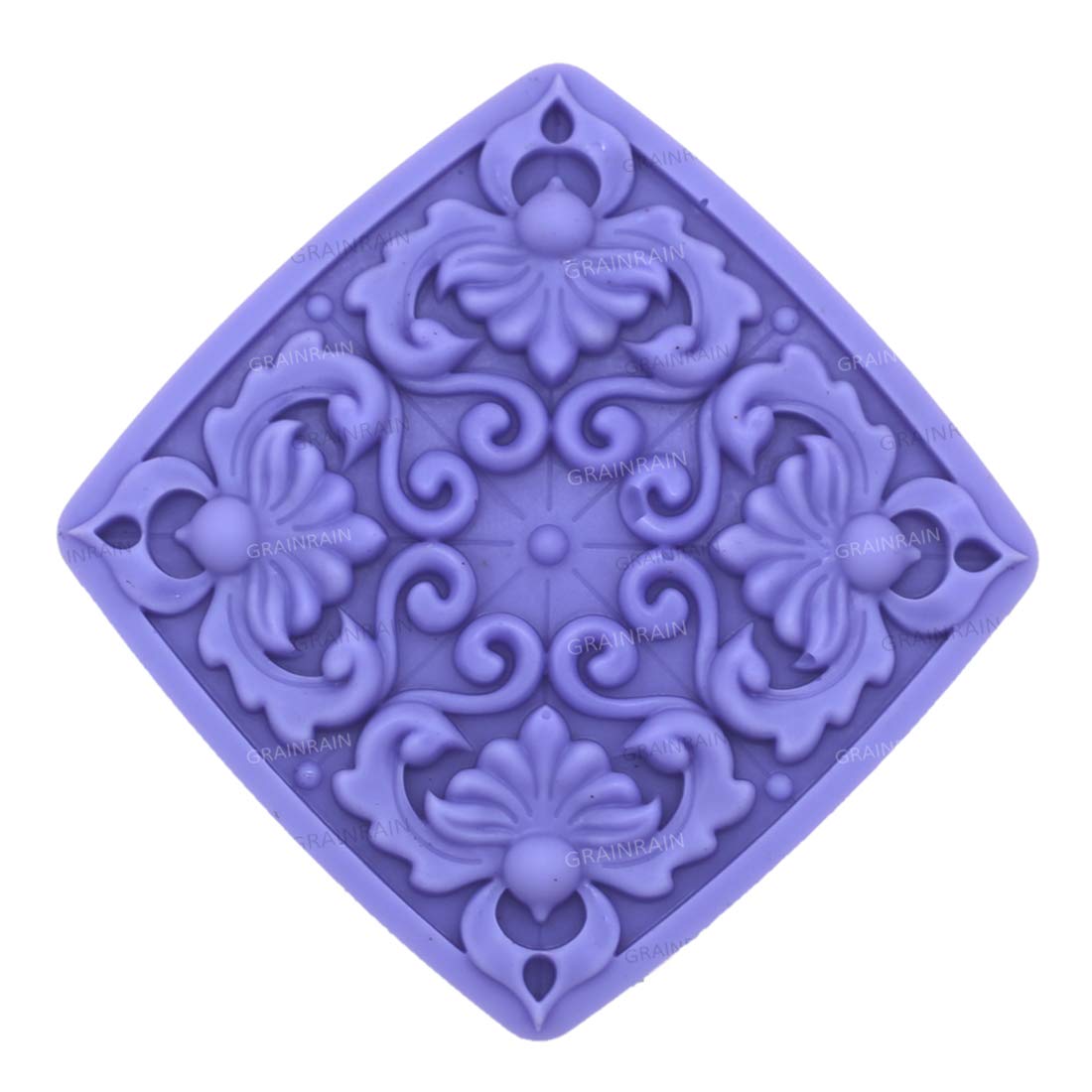Square Flower Silicone Soap Molds - 6 Pack Reusable DIY Soap Making Kit for Handmade Soap Bars, Candles & Bath Bombs - Perfect for Crafting, Gifts & Home Spa Decor