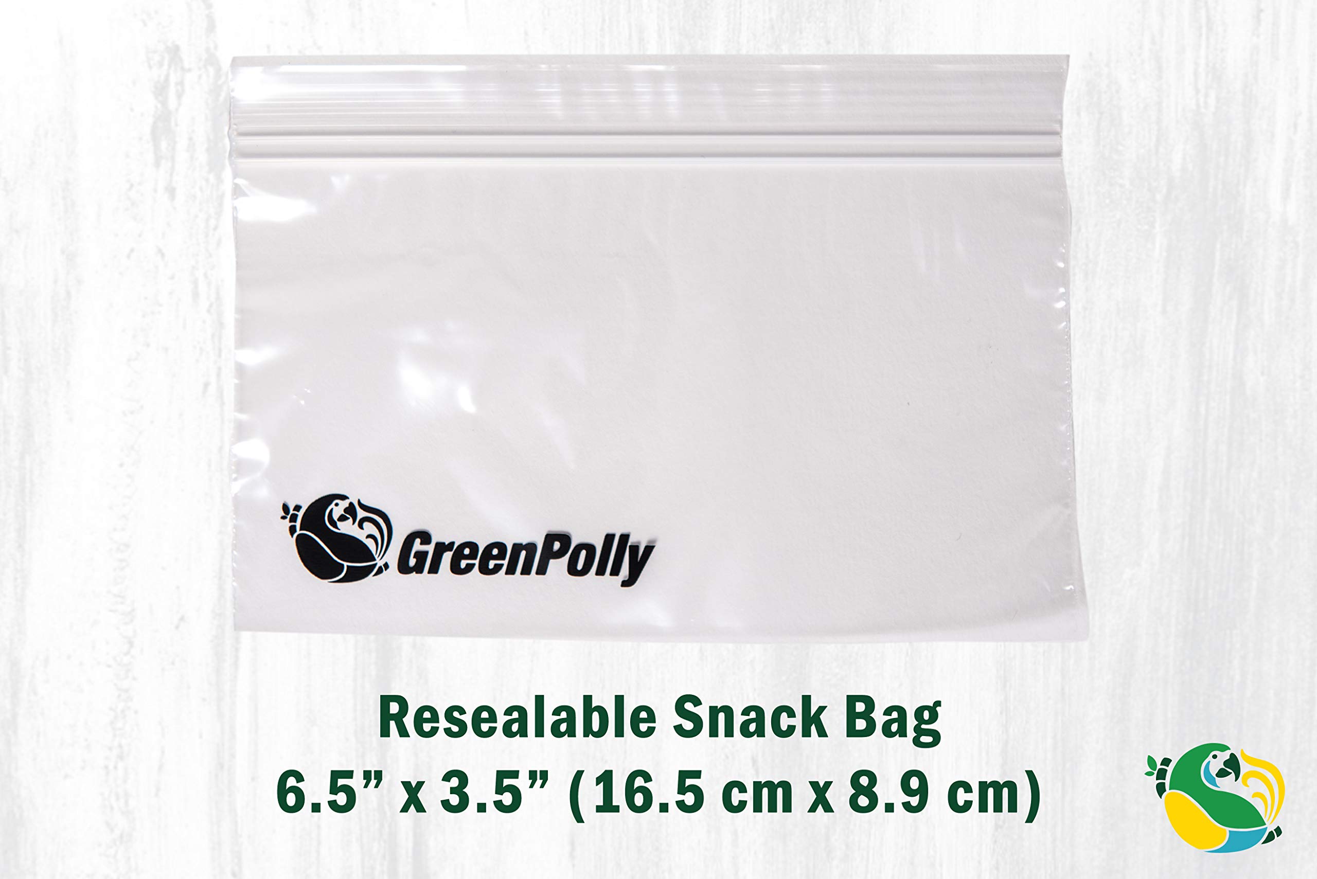 Resealable Snack Bags 200 Count - Eco-Friendly 100% Recycled Material | Perfect for School Lunch, Office Snacks, Travel & Everyday Storage | BPA-Free Food Storage Solution