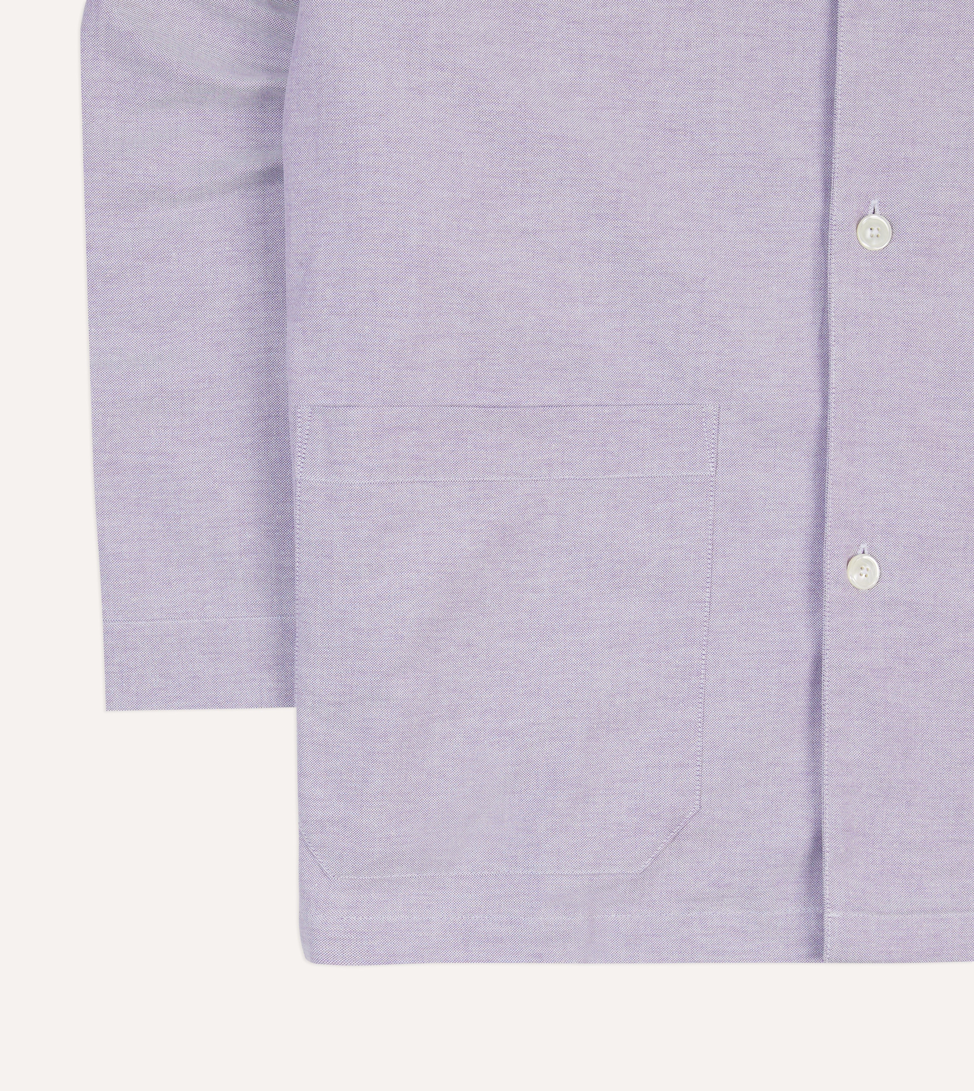 Lilac Oxford Cotton Pajama Set for Women - Soft & Comfortable Sleepwear - Perfect for Nighttime Relaxation & Lounging